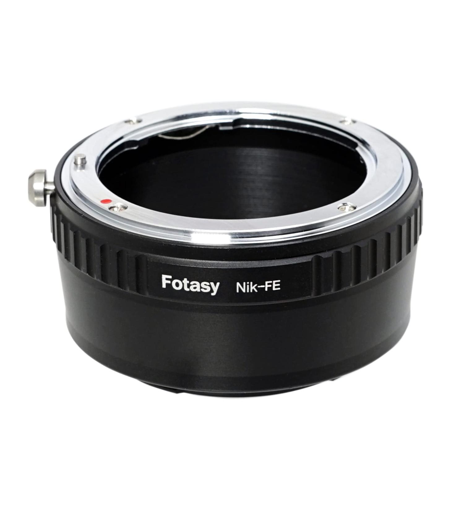 Fotasy Manual F Mount Lens to E-Mount Adapter for Nikon to Sony Alpha Cameras - Buy Online on SooperMarket.com