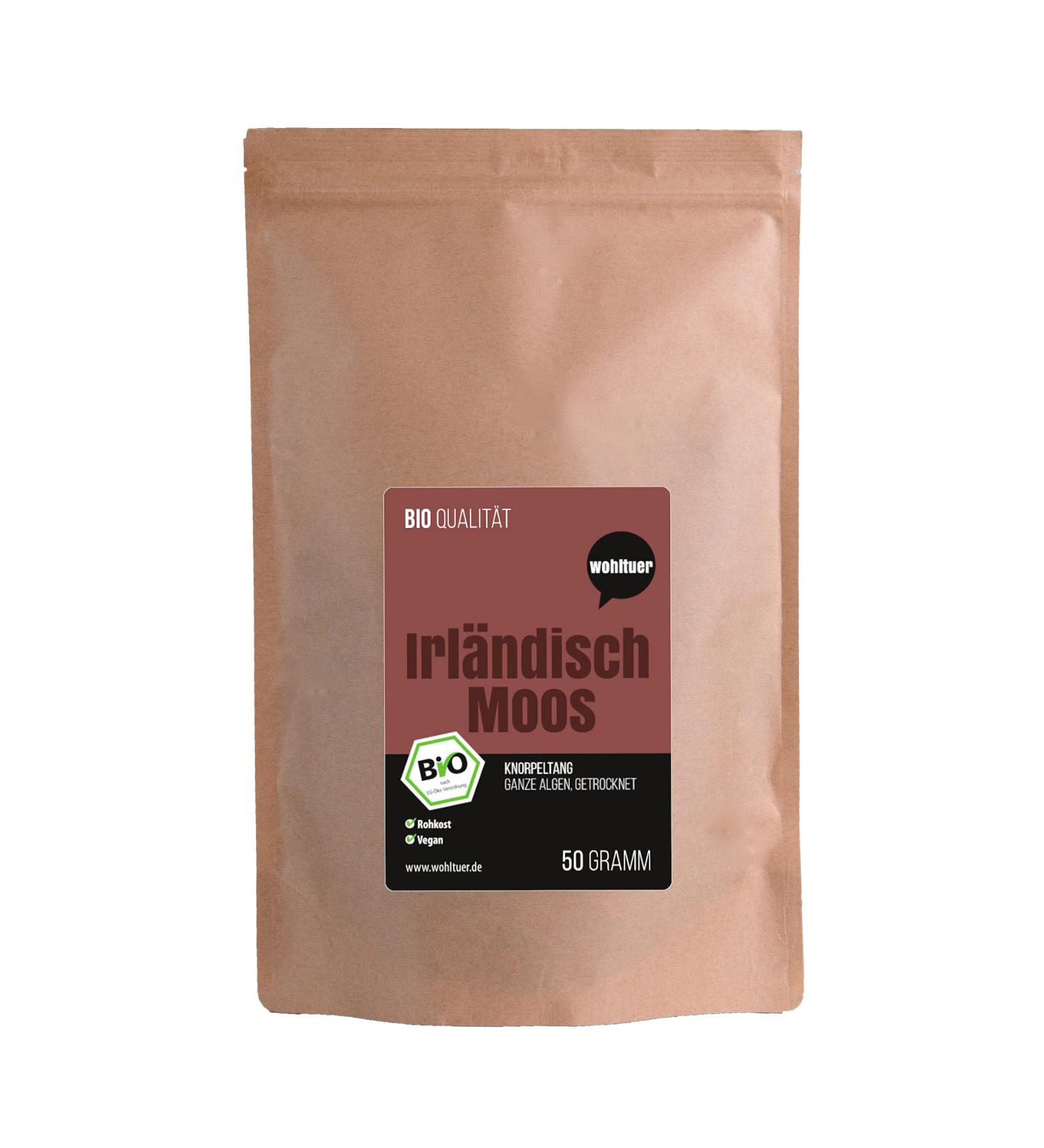 Buy Boosy Organic Irish Moss 50g - Sustainable Atlantic Seaweed for Raw Food Quality | Chondrus Crispus Algae - Buy Online on SooperMarket.com