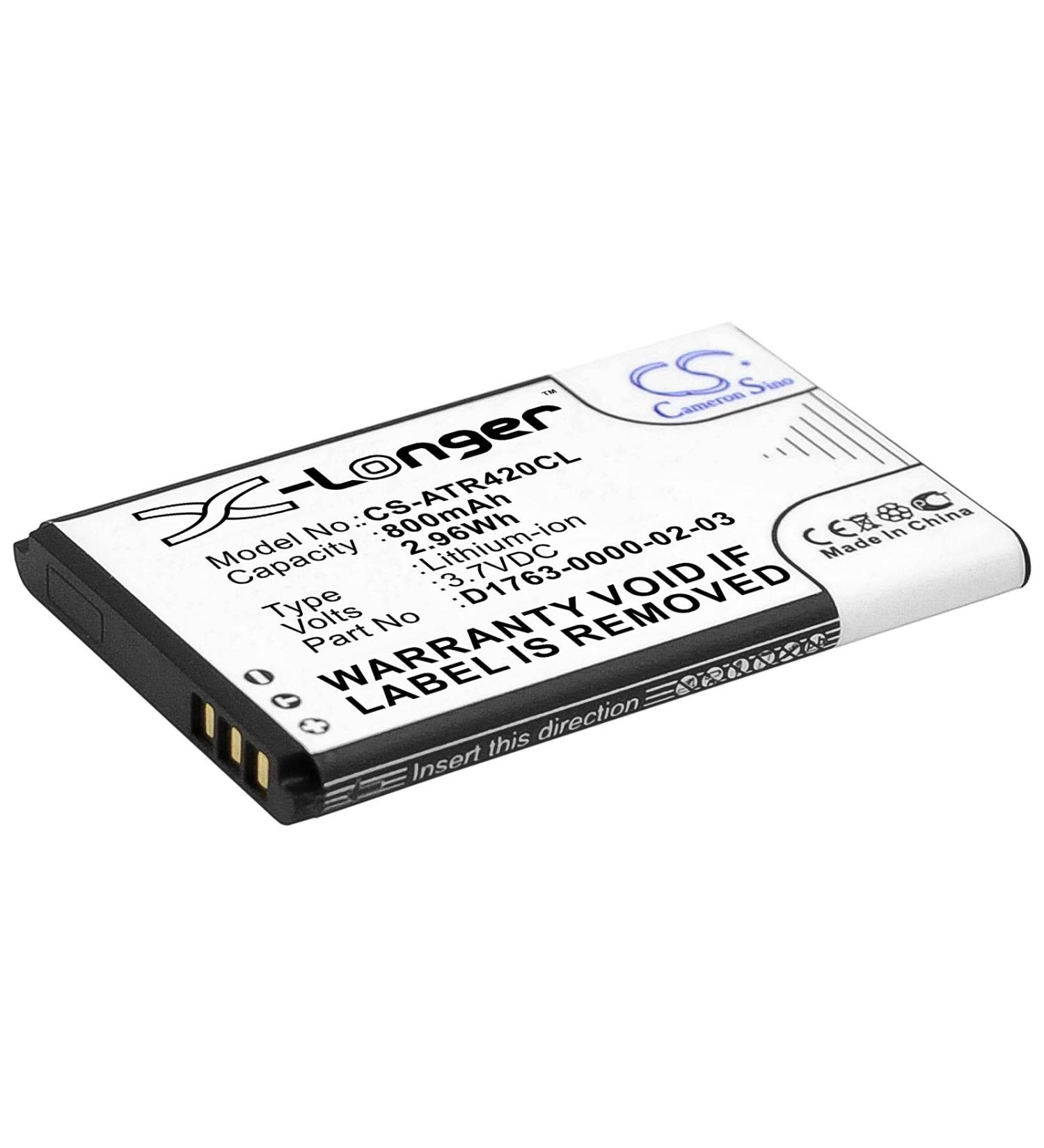 High-Performance 3.7V Replacement Battery for Aastra 420d - D1763-0000-02-03 800mAh | International Shipping Available - Buy Online on SooperMarket.com