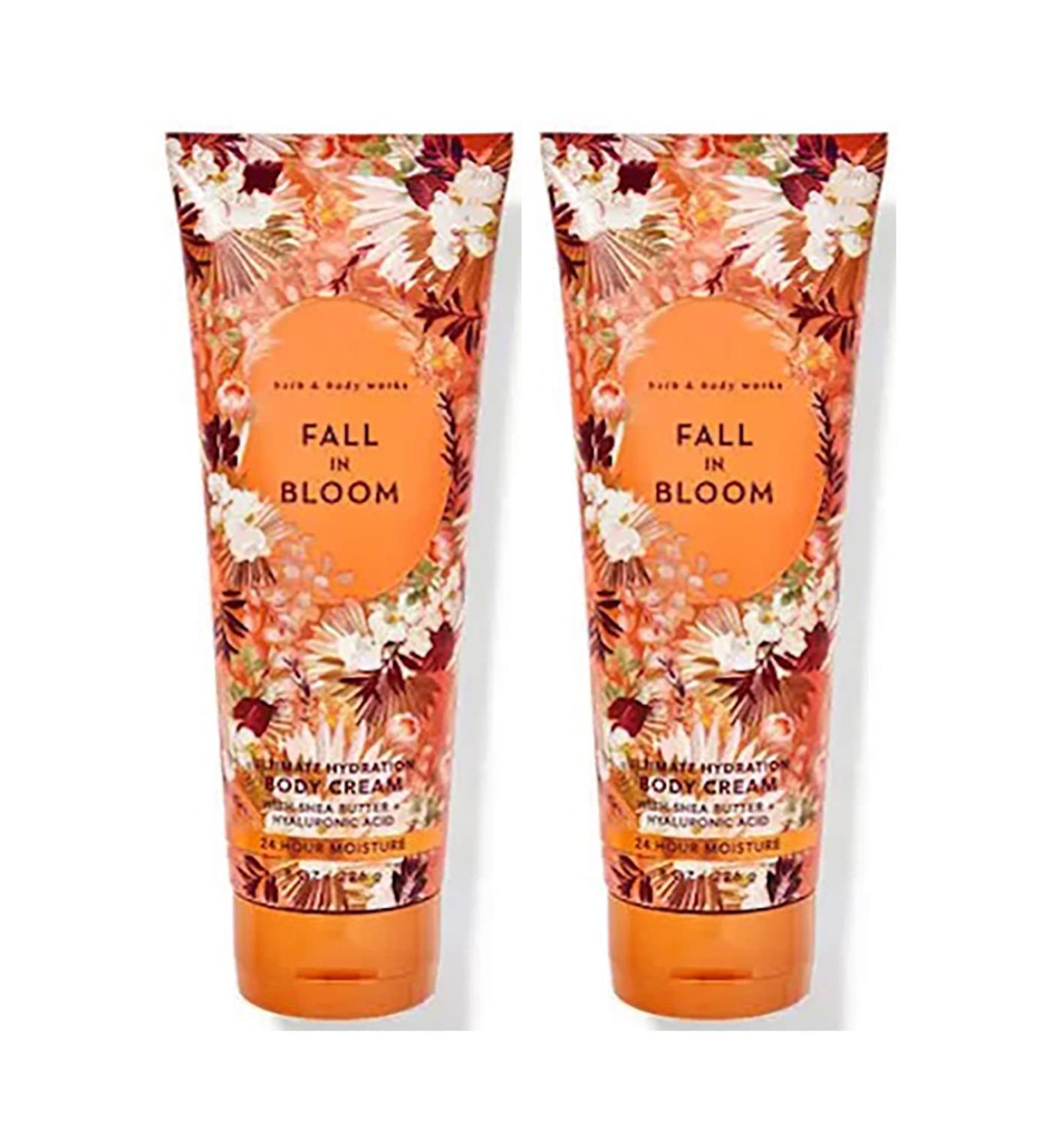 Bath & Body Works Fall In Bloom Ultimate Hydration Body Cream For Women 8 Fl Oz 2- Pack (Fall In Bloom) Fall In Bloom 8 Ounce (Pack of 2)