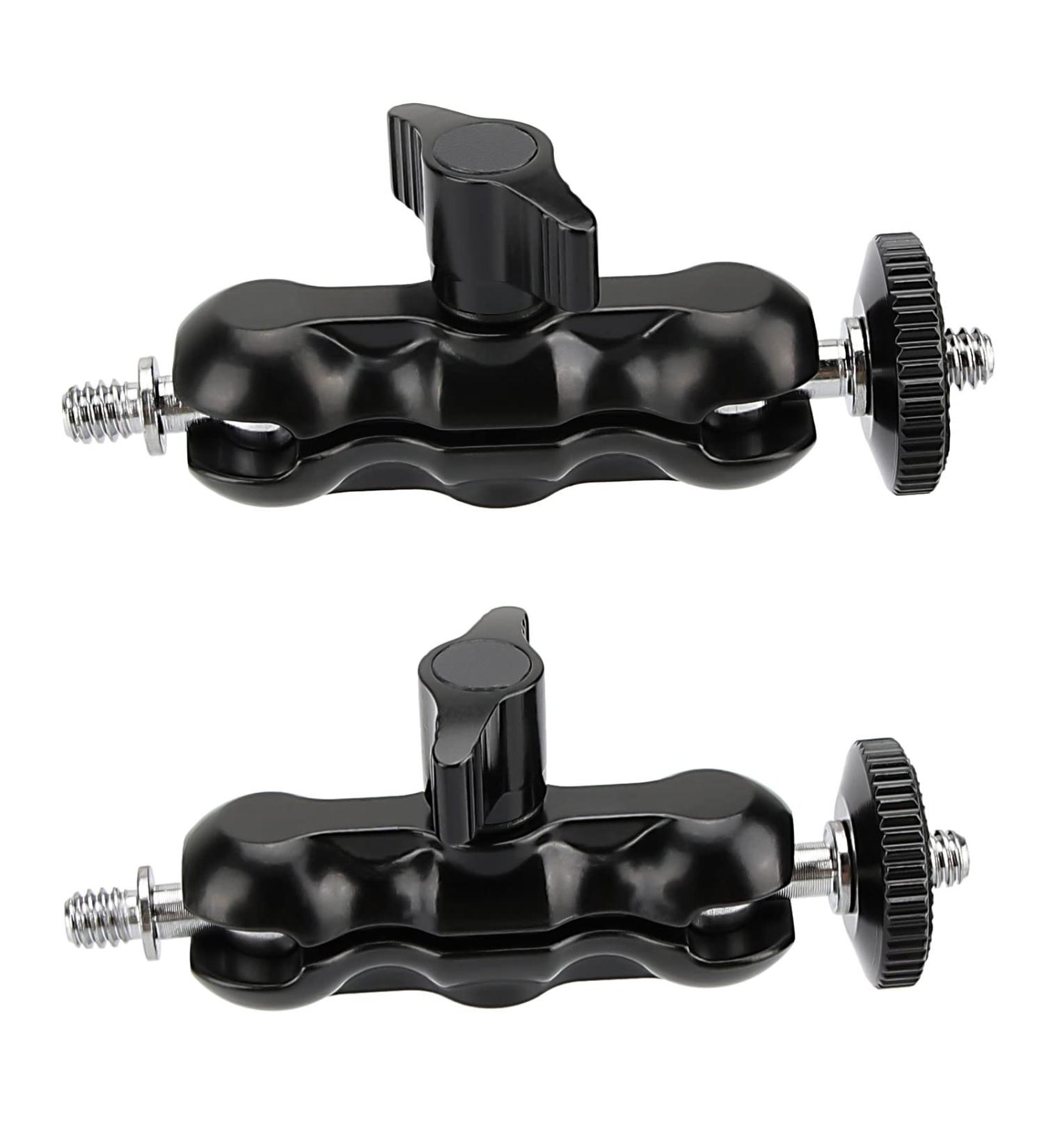 CAMVATE Universal Magic Arm 1/4 -20 Thread (Black 2 Pieces) - 2080 | Multi-functional Mounting Solution - Buy Online on SooperMarket.com