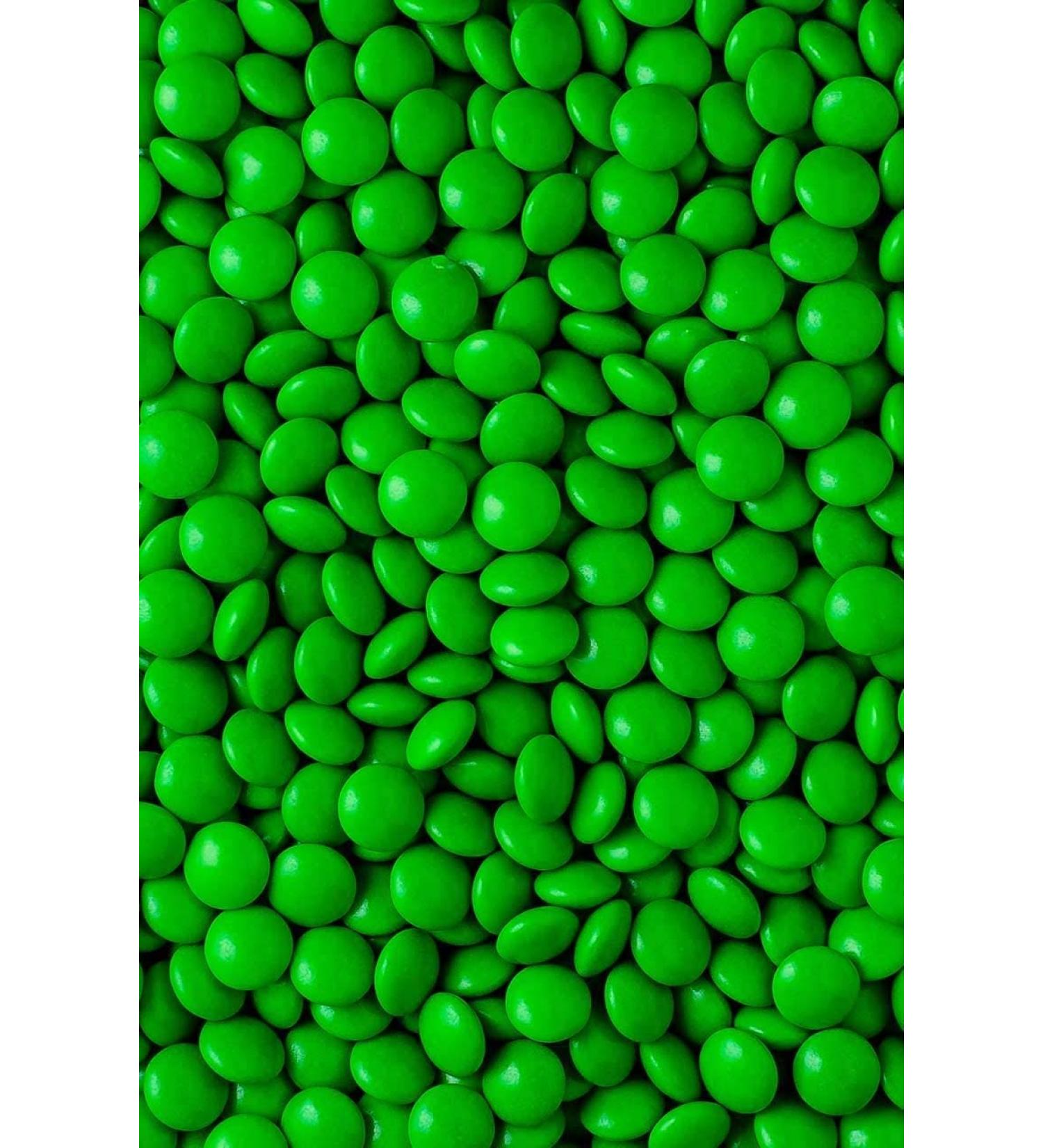 simply topps Coloured Milk Chocolate Beans - 30g or 100g - Cake Cupcake & Cookie Decoration Sprinkles (Green 100g) Green 100g