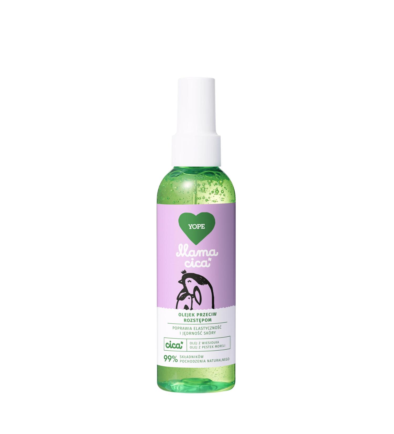YOPE Body oil for stretch marks Mama Cica | 99% Natural Ingredients| Stretch Mark Remover Mama cica 150ml