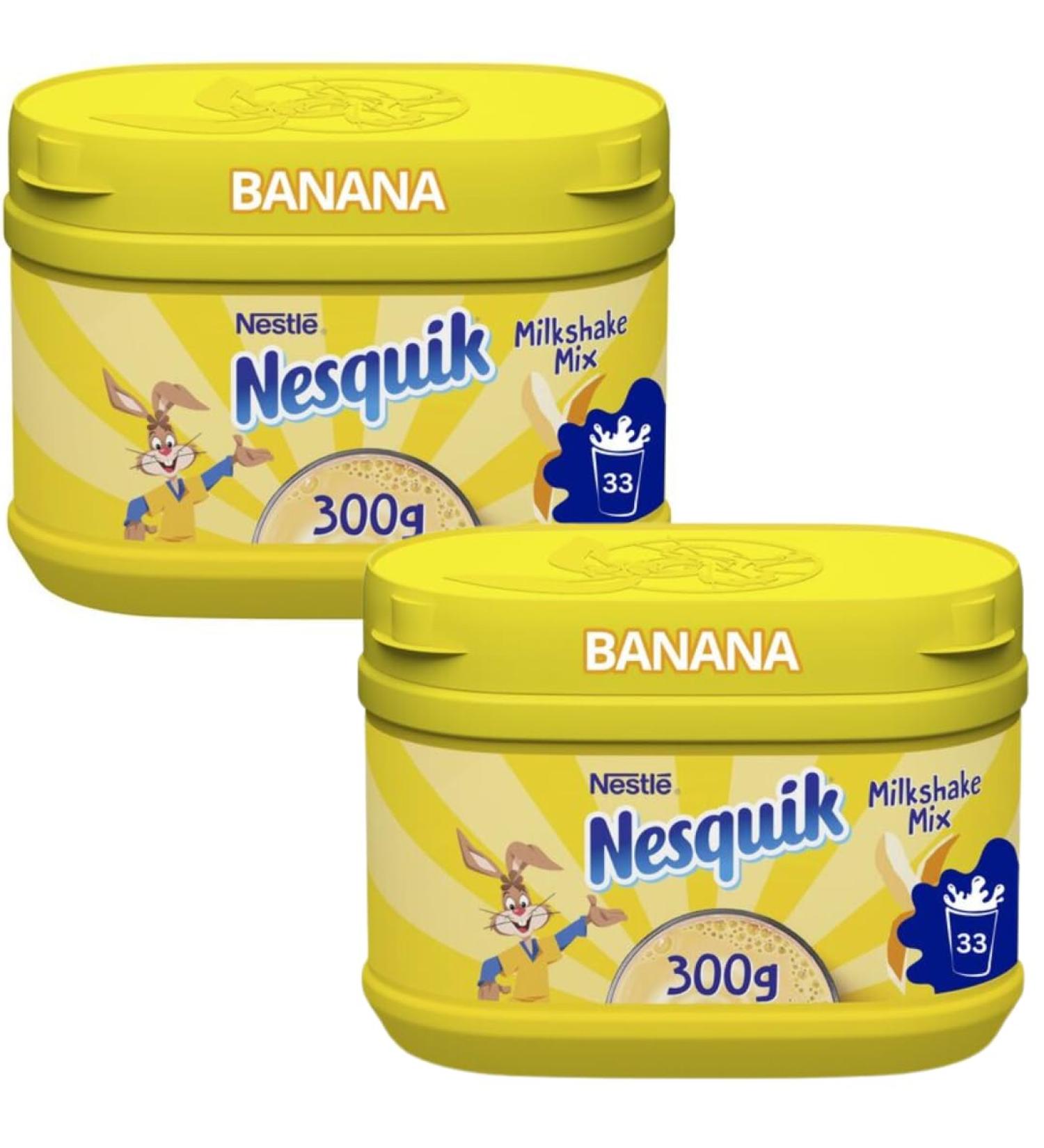 Milkshake Powder Bundle with Nesquik Banana Tub 300g (2 Pack) - Buy Online on SooperMarket.com