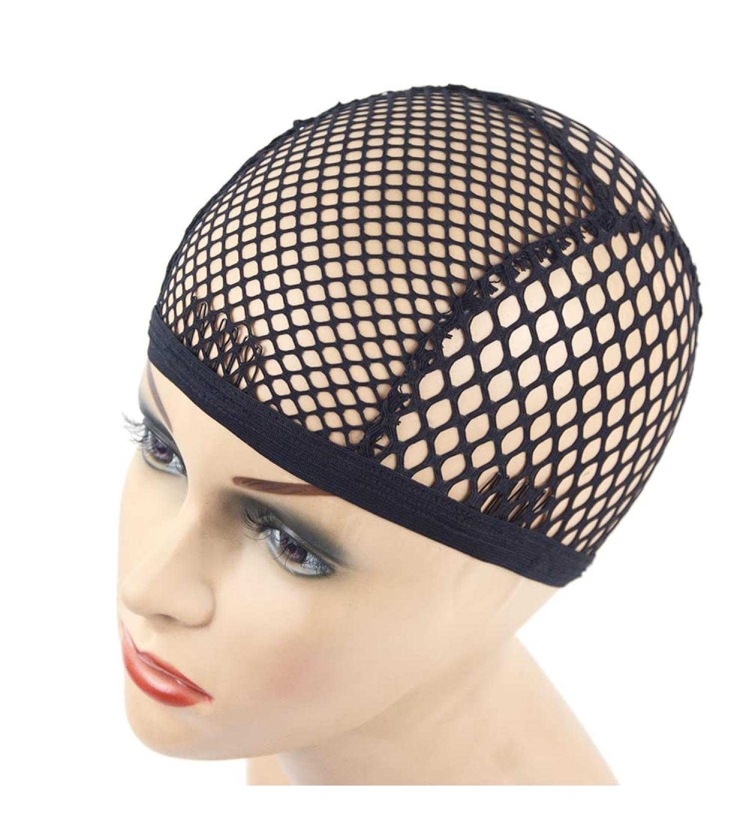 Black Stretchable Crochet Wig Cap - Mesh Cap for Wig Making | 1 Piece - Buy Online on SooperMarket.com