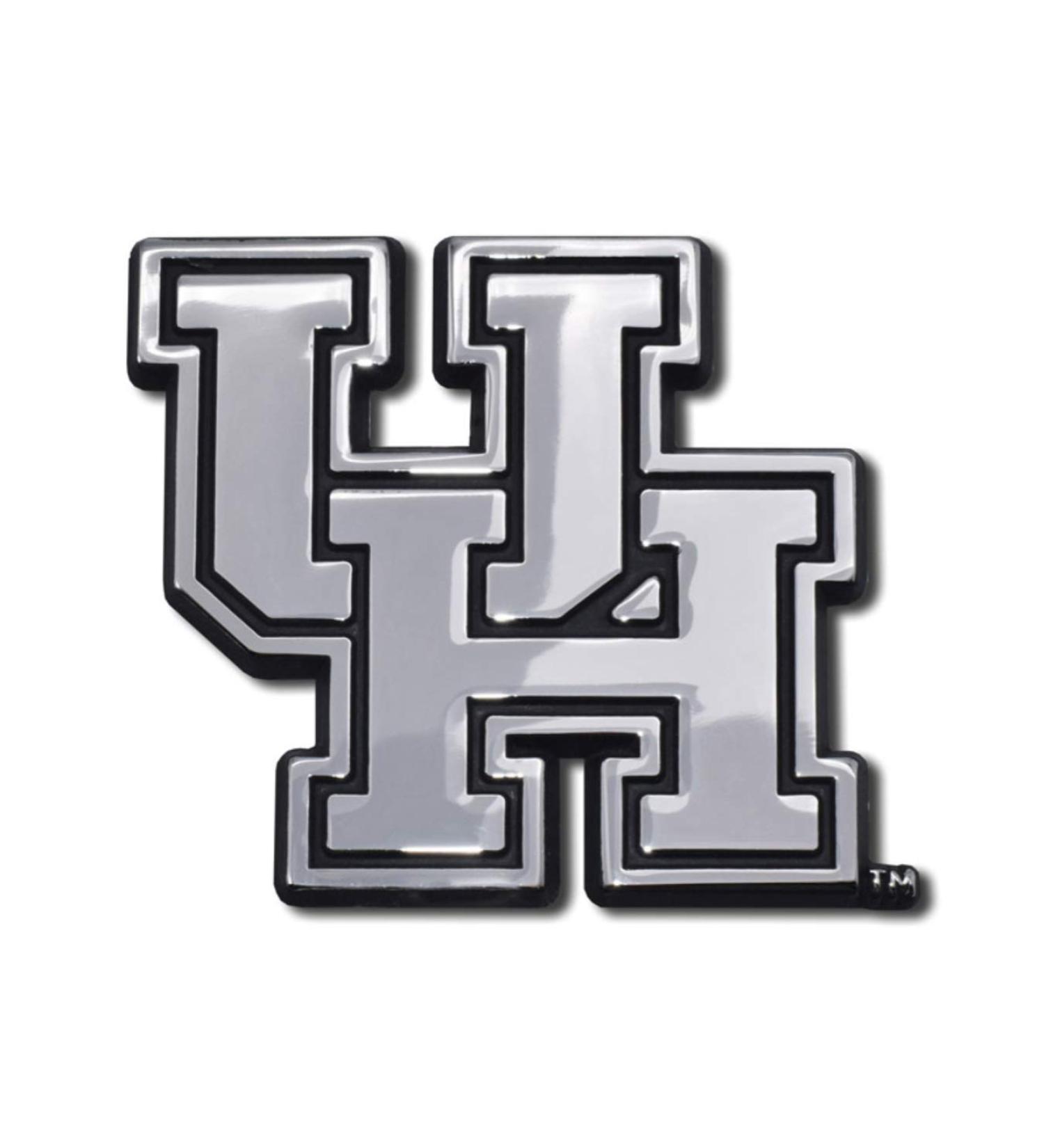 University of Houston Chrome Auto Emblem (UH)