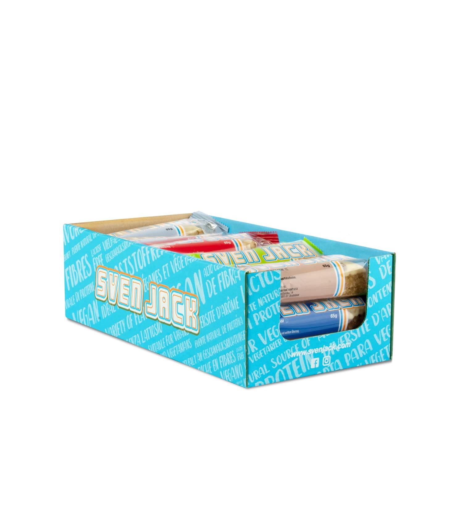 Svenjack 36x65g Best of Fixbox - Original fitness bar with different varieties for trying - the OATTMEAL SATTMACHER BEST OF FIREBOX 2340 G (1 Series Pack)
