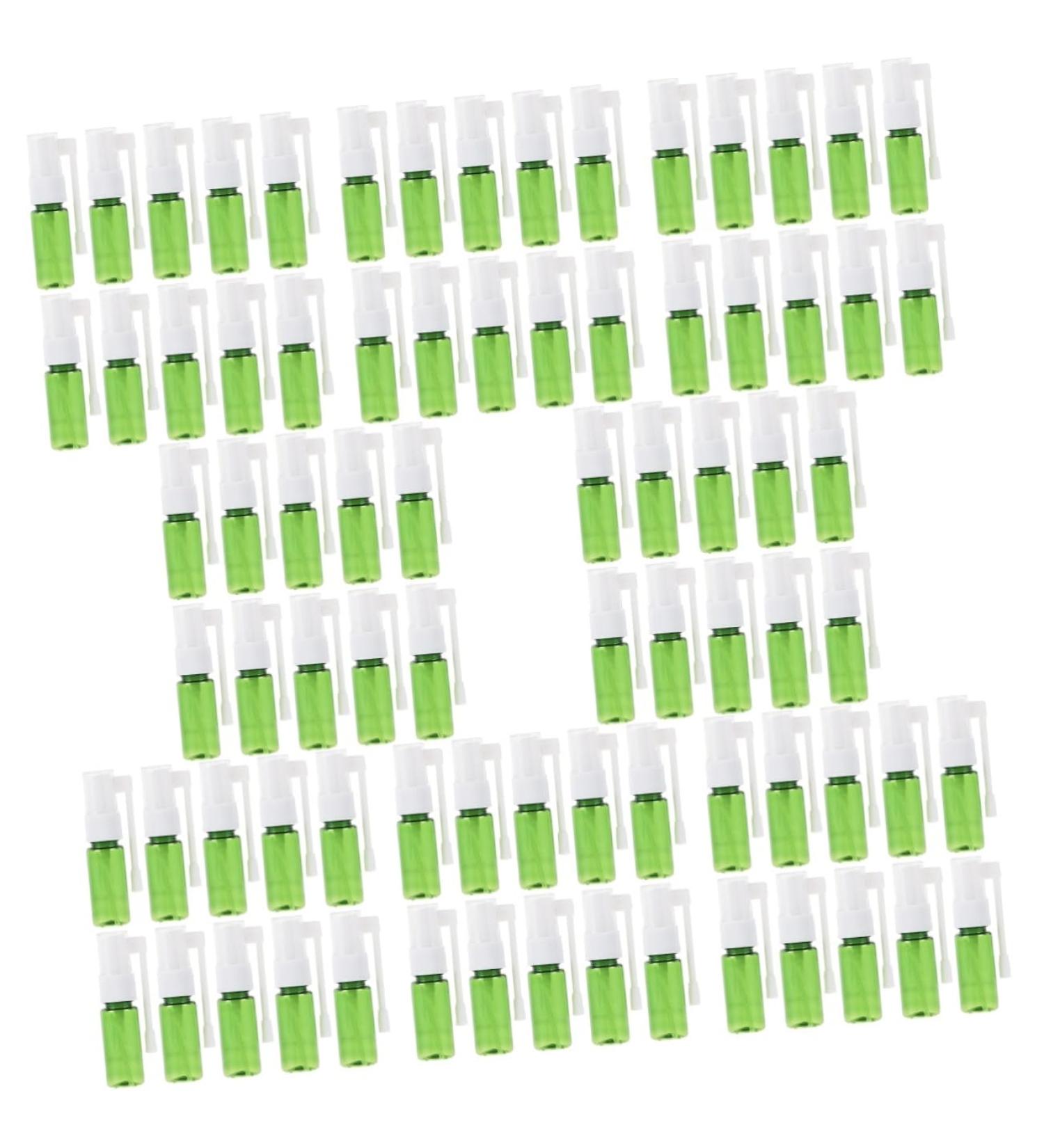 FOMIYES 80 Pcs 15ml Travel Spray Bottles - Fine Mist Sprayer for Nasal Irrigation - Empty Green Pet Bottles - Buy Online on SooperMarket.com