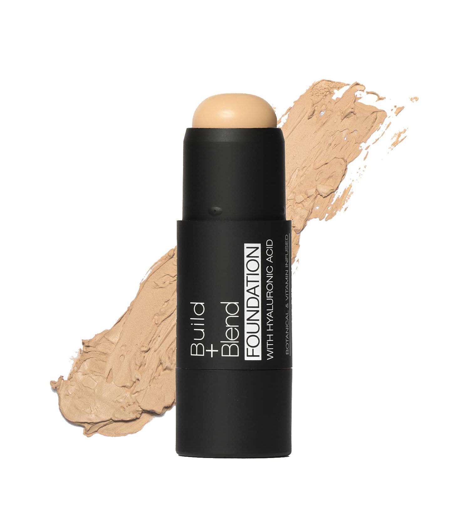 Palladio BUILD + BLEND Foundation Stick Contour | Professional Makeup 0.25oz (Natural Beige) - Buy Online on SooperMarket.com