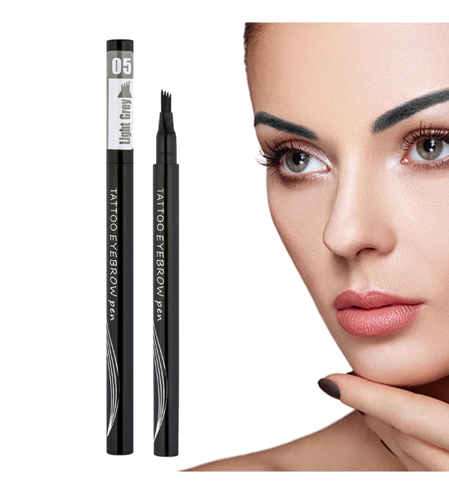 Eyebrow Waterproof Multi-Fork Pencils for Realistic Eyebrow Makeup Daily Eyebrow Makeup Supplies for Home Working Dating Traveling Gathering Dalynn 5# light gray - Buy Online on SooperMarket.com
