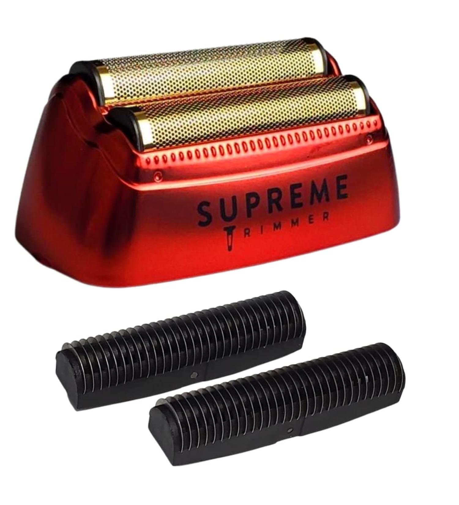 Supreme Trimmer Replacement Foil & Cutter SB63 - Hypoallergenic Foil for Crunch STF602 | Red | International Shipping Available - Buy Online on SooperMarket.com