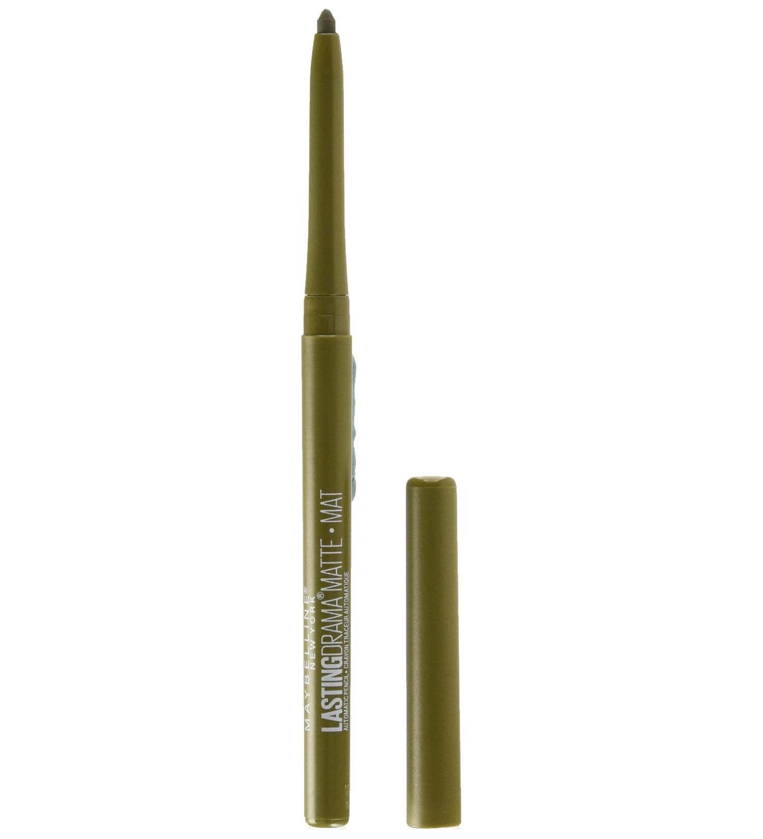 Maybelline Lasting Drama Matte Automatic Pencil 910 Jade Olive - Buy Online on SooperMarket.com