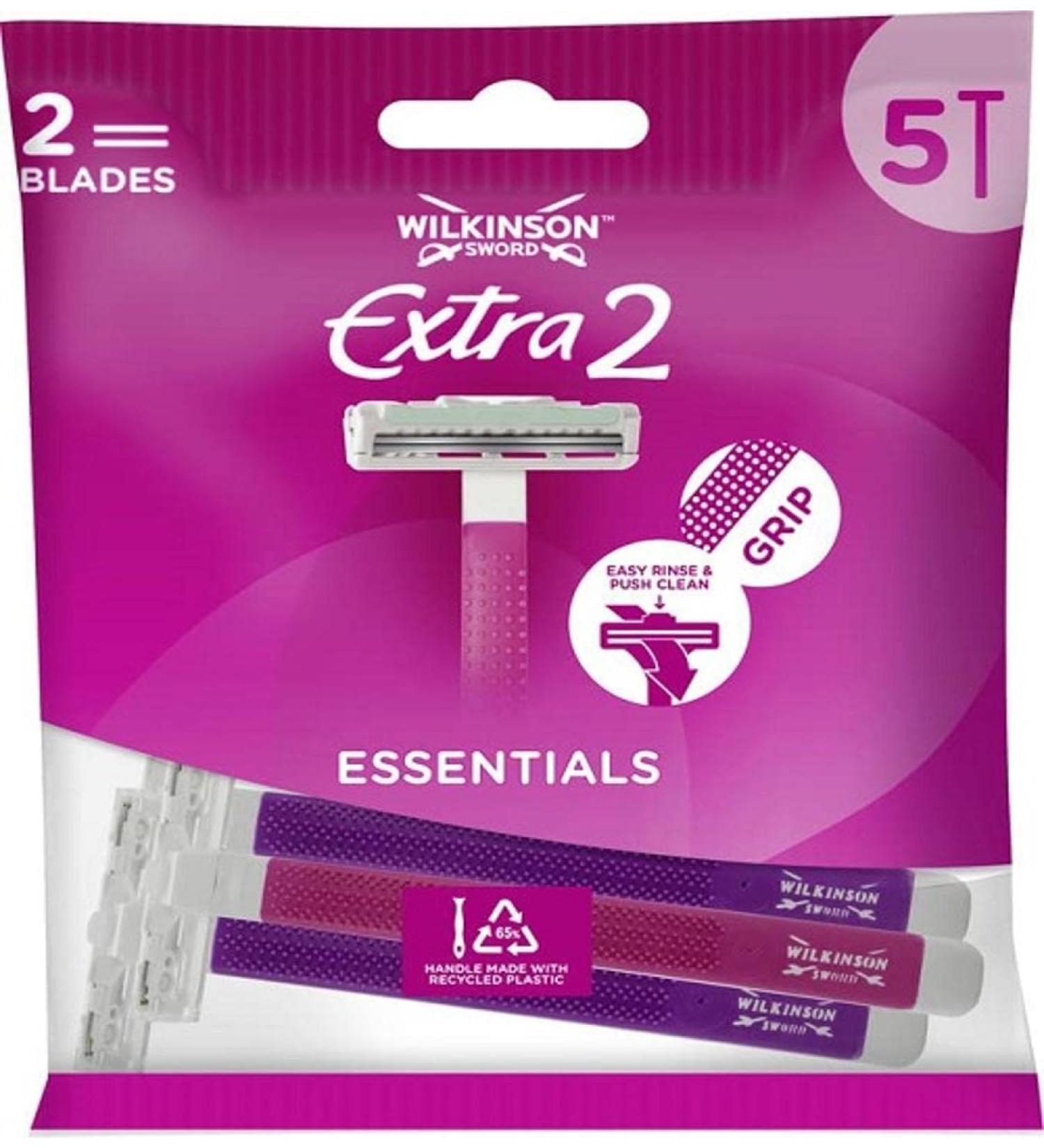 Wilkinson Sword Extra 2 Beauty Disposable Razors 5 pieces standard 5 pieces (1 pack)