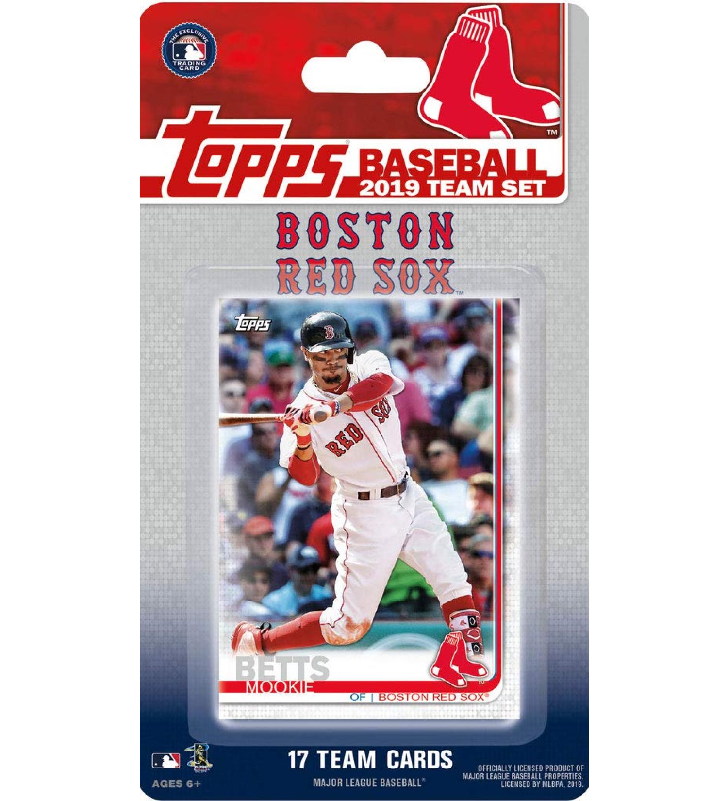 2019 Boston Red Sox Topps Limited Edition 17 Card Team Set with Pedroia & Betts - Buy Online on SooperMarket.com