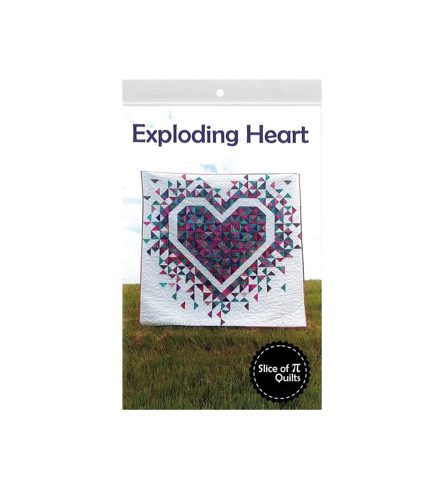 Slice of Pi Quilts Exploding Heart Pattern