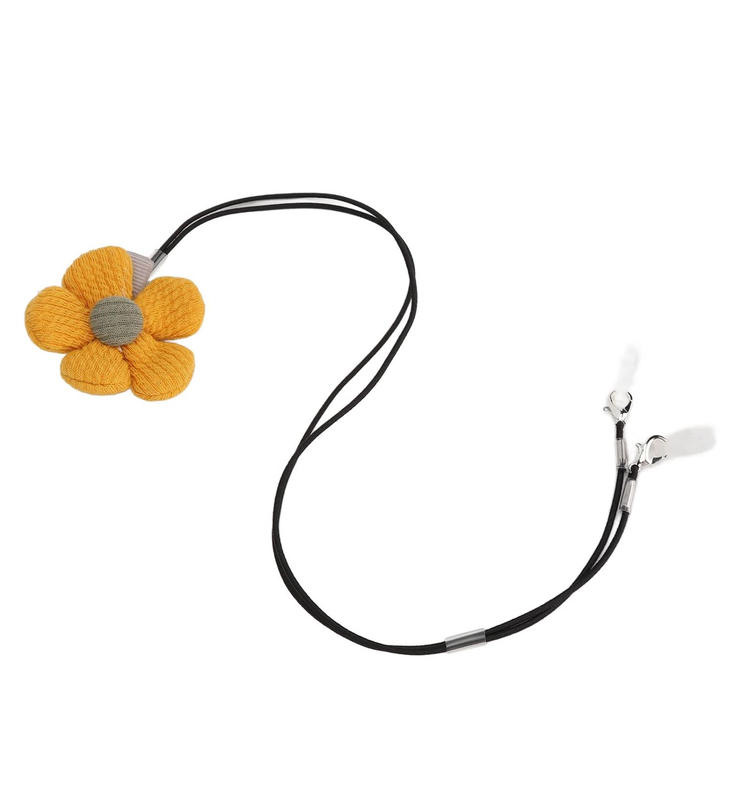 Hearing Amplifier Clip & Lanyard for Seniors | Floral Design Earphone Fastening Belt | Anti-Loss Listener Rope for Both Ears - Buy Online on SooperMarket.com