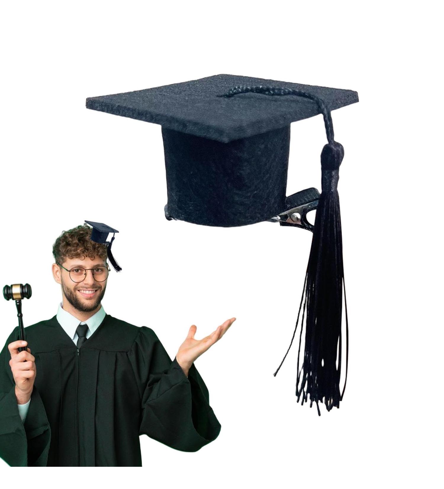 Wontool Graduation Hat Insert Doctoral Hat Headband - Graduation Hat Hairpin Set 3D Graduation Hat Inserts Graduation Accessories for College University High School Black - Buy Online on SooperMarket.com