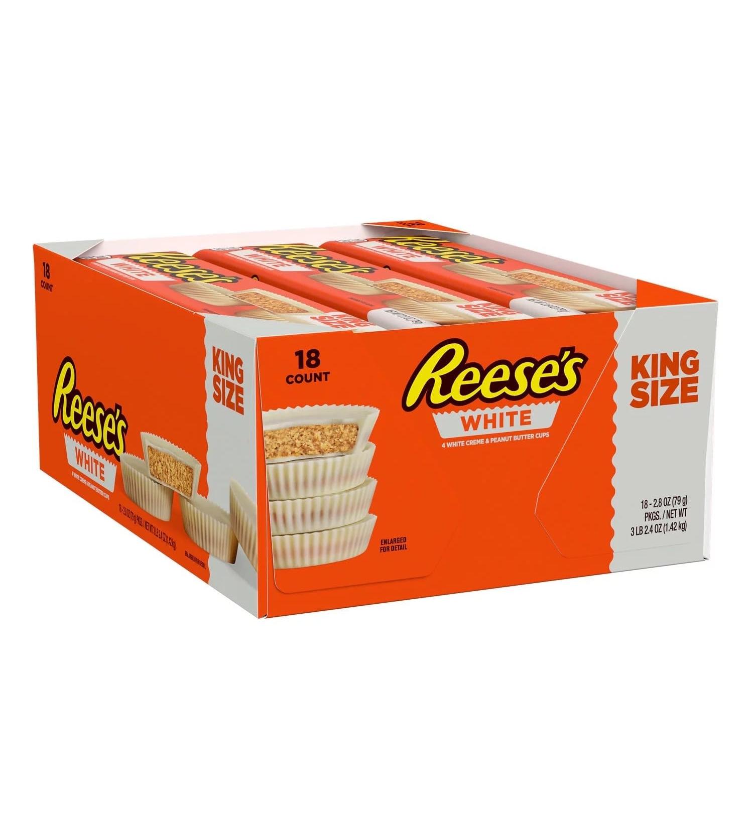 Hershey Reese White Peanut Butter Cups King Size 50.4 Ounce - Buy Online on SooperMarket.com