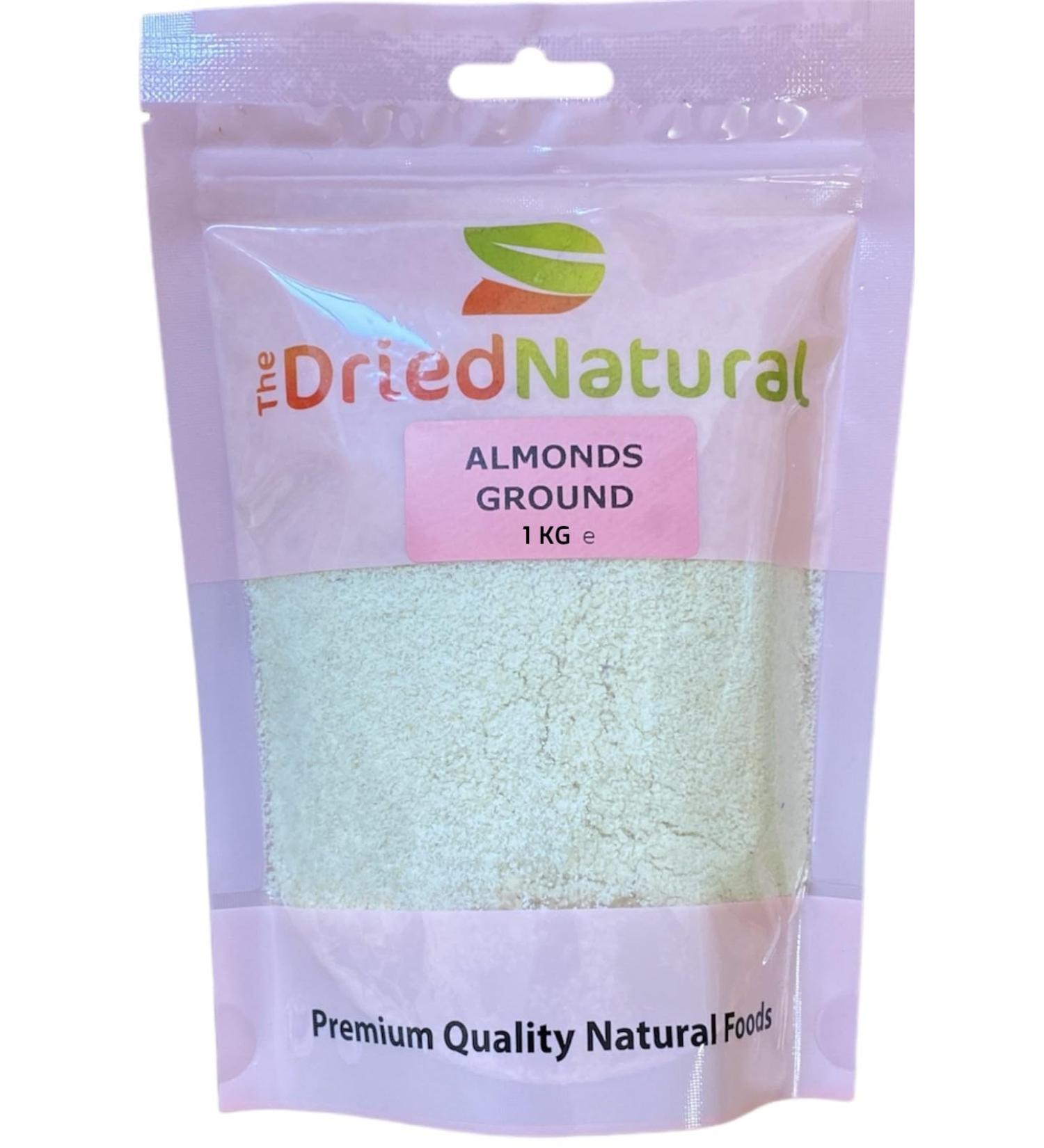 Almond Flour Ground Blanched 1 KG Premium Quality -The Dried Natural