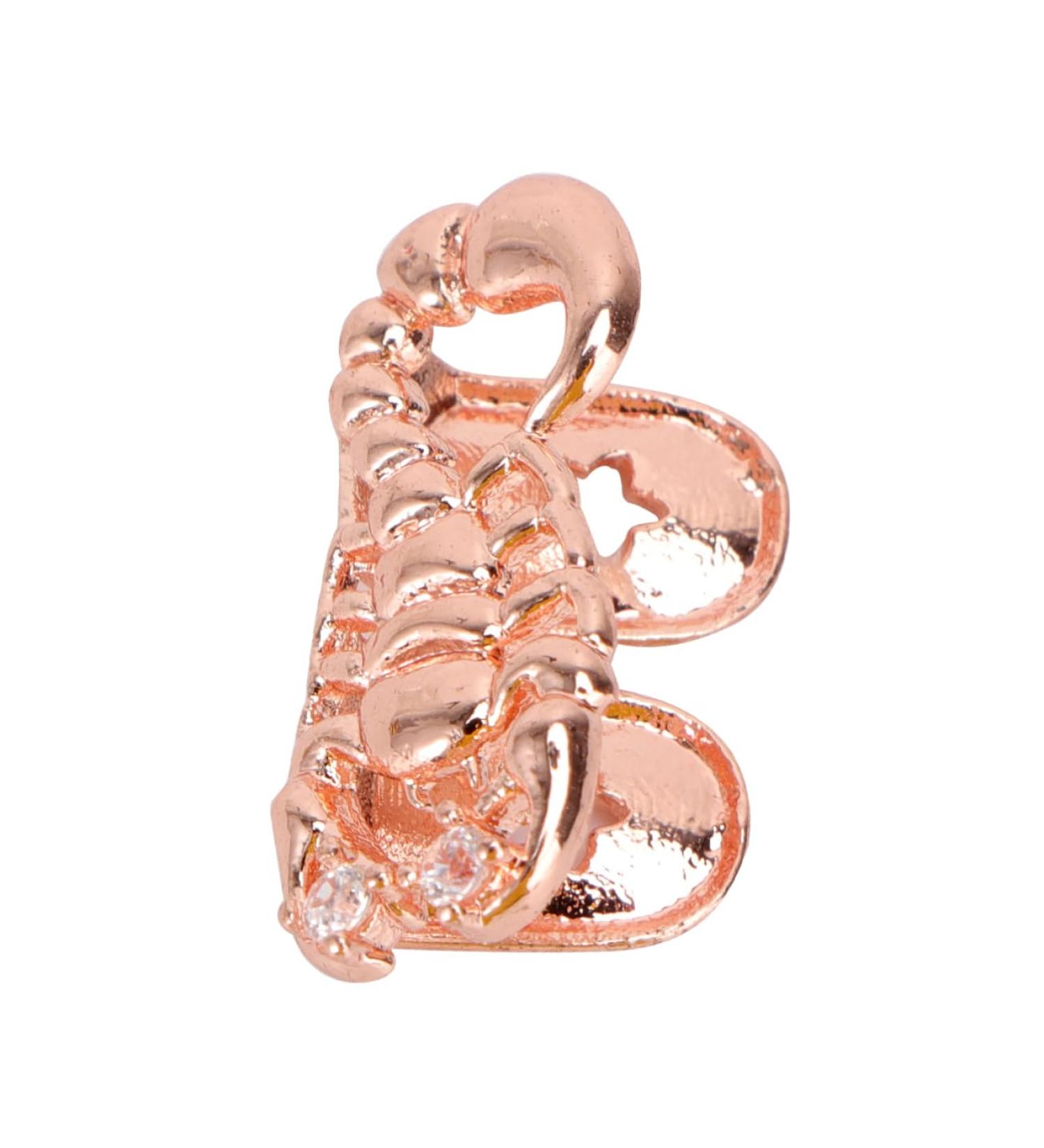 Gogogmee 1pc Scorpion Single Braces Hip Hop Costume Funny Party Dentures Photo Dentures Props 14k Toy Fashion 2X1cm Golden - Buy Online on SooperMarket.com
