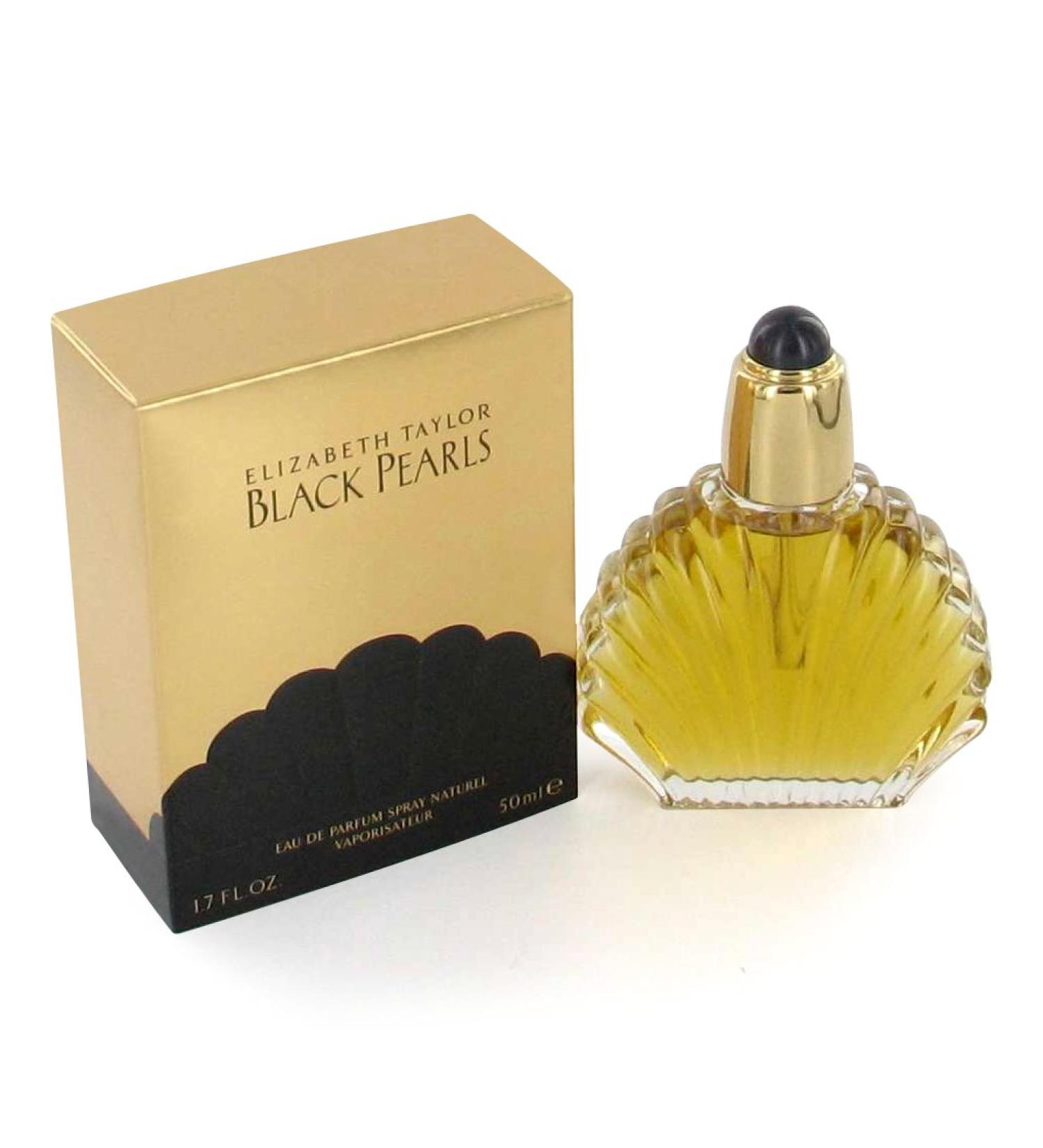 Black Pearls by Elizabeth Taylor for Women Eau De Parfum Spray 1.7-Ounce Floral 1.7 Fl Oz (Pack of 1)