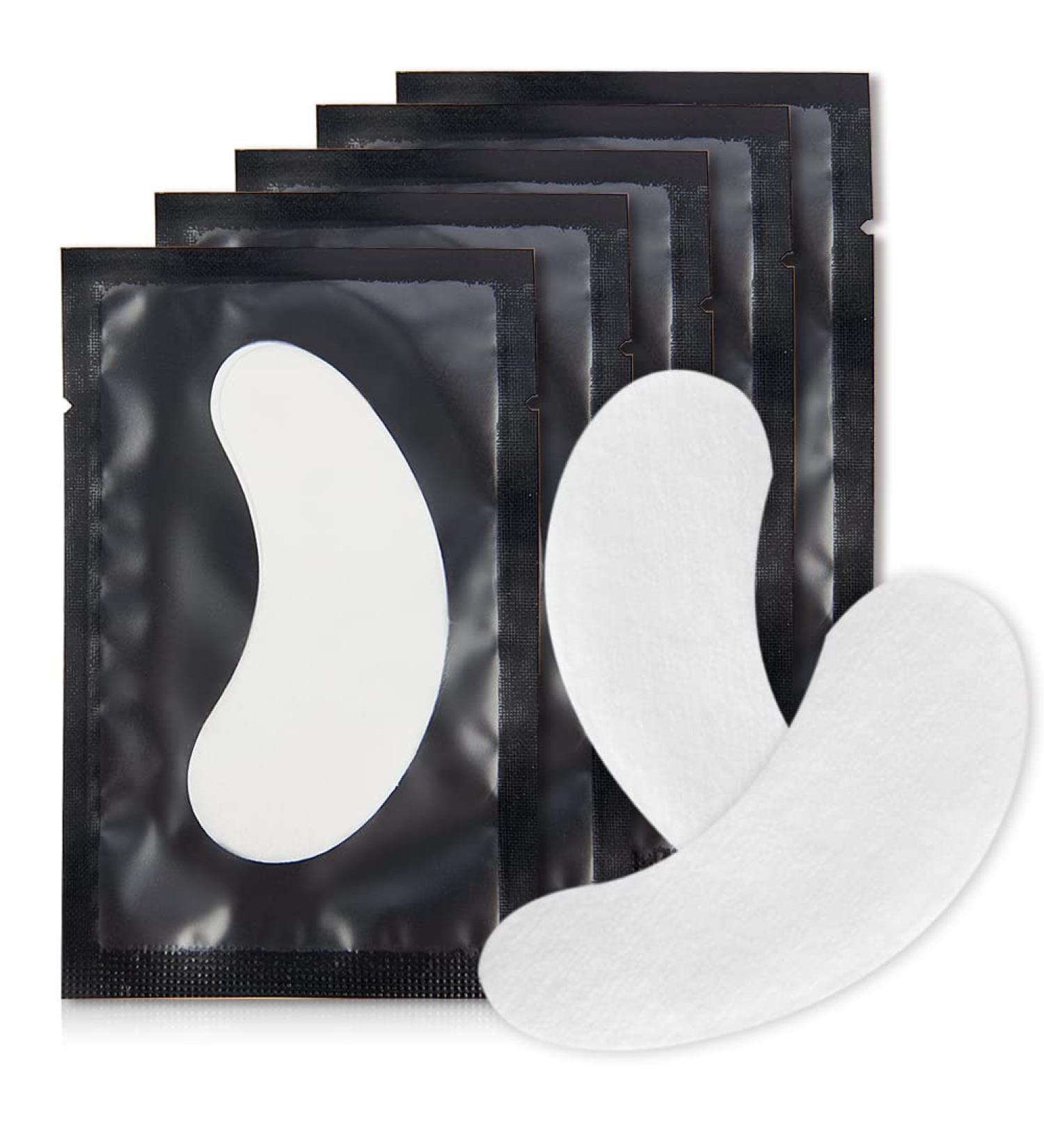 Lunamoon Eye Pads for Eyelash Extensions | 50 Pairs Black Gel Patches - Ideal for Lifting Coloring & Care - Buy Online on SooperMarket.com