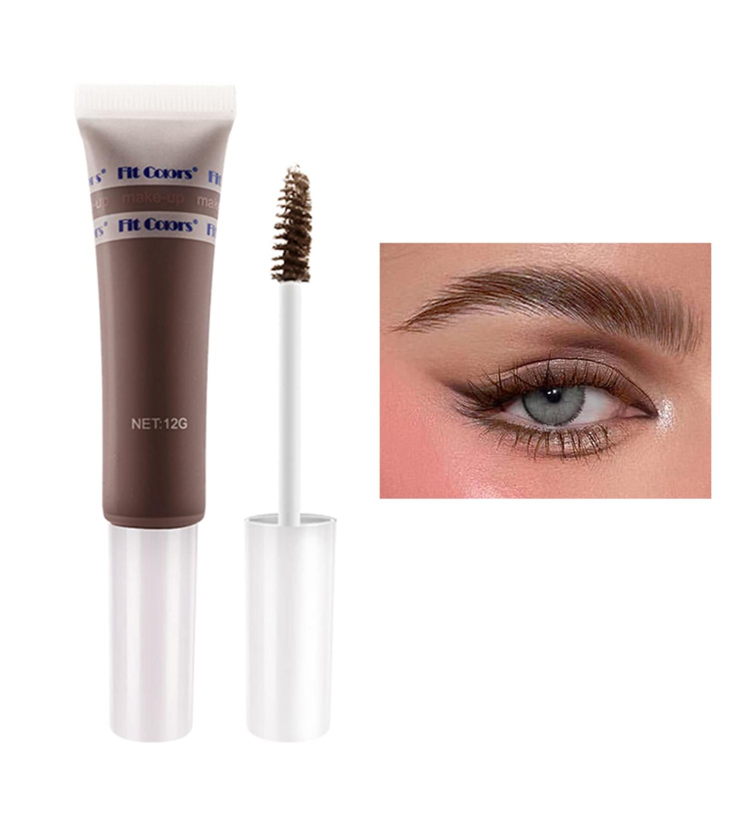 Dark Brown Waterproof Eyebrow Gel for Long Lasting, Smudge-proof Fluffy Brow Makeup - 01 Coffee - Buy Online on SooperMarket.com