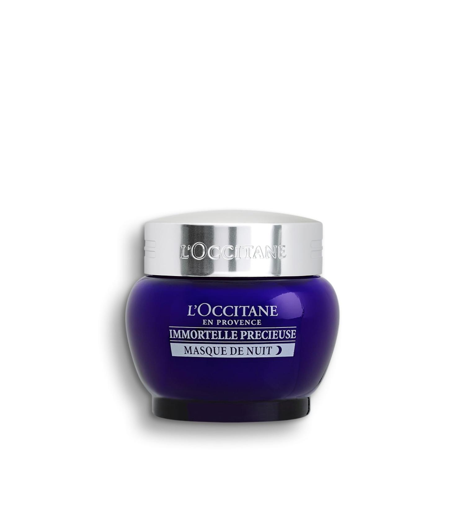 L'OCCITANE Immortelle Precious Overnight Mask 50ml | Blue Light Protection Mask for All Skin Types - Buy Online on SooperMarket.com