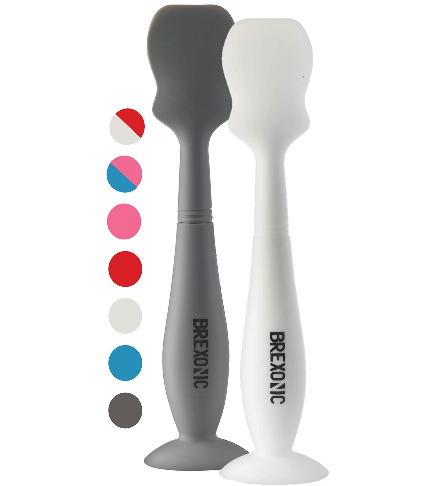 Brexonic Baby Brush Diaper Cream Applicator for Diaper Rashes  Soft Flexible Silicone Bum Brush Newborn and Baby Essentials  Gift Idea for Baby Shower and New Mom (2PK White  Grey) - Buy Online on SooperMarket.com