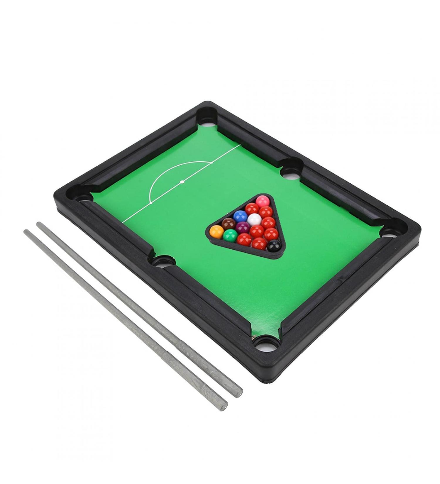 Yunir Mini Table Pool Set - High Simulation Mini Billiards Playset for Kids - 13x9.5x2.6 Inches - Buy Online on SooperMarket.com