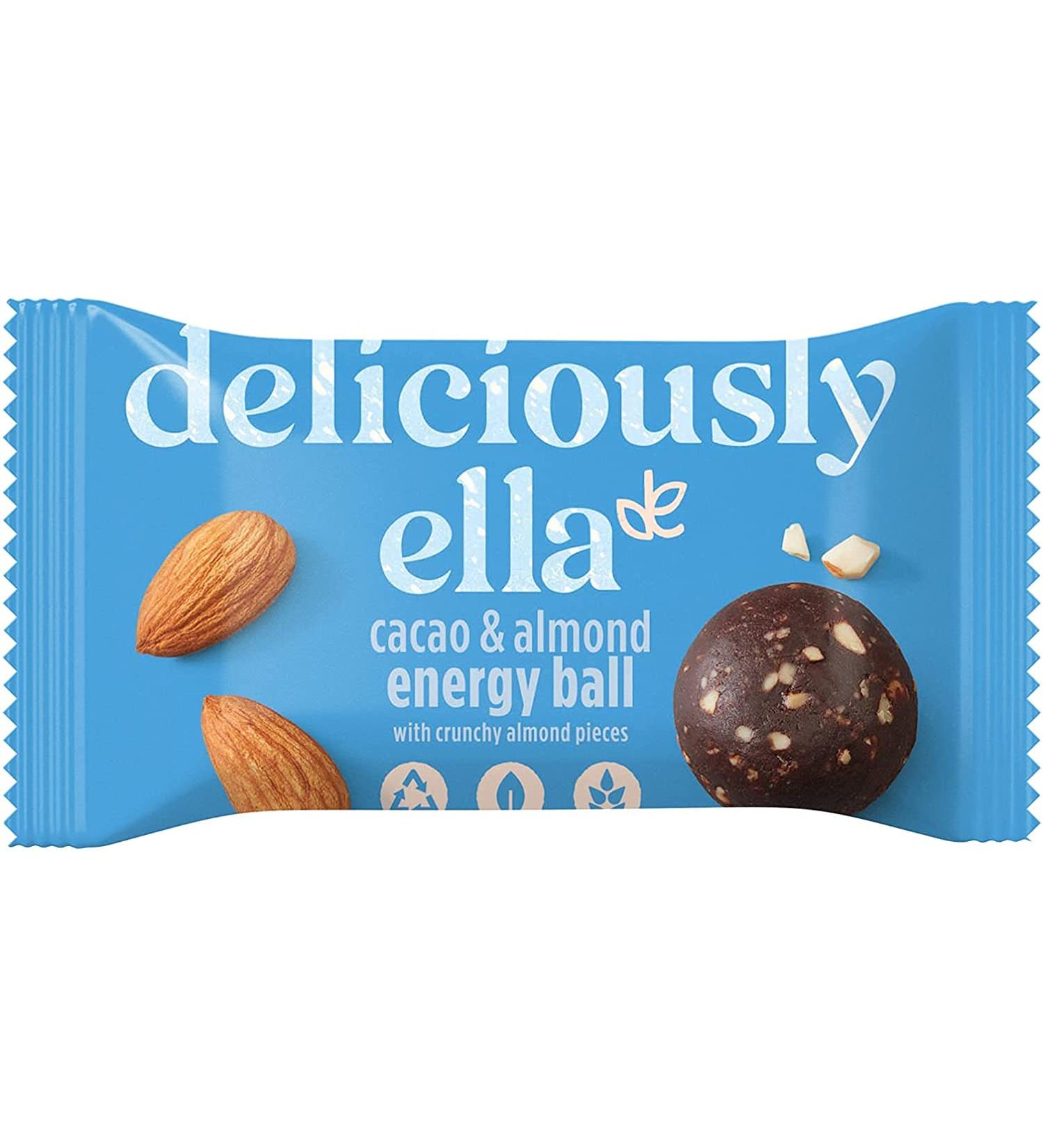 Deliciously Ella Cacao & Almond Energy Ball 40g (Pack of 2)