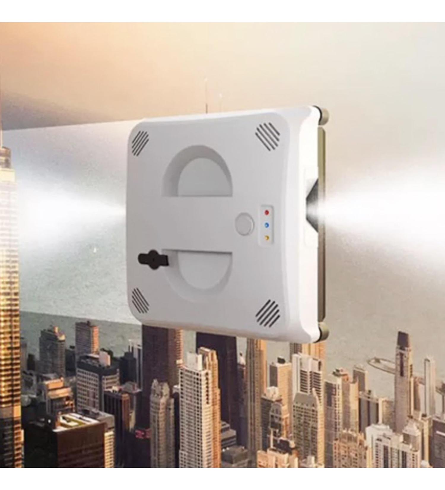 emobwdy Window Cleaner Robot | Smart Square Glass Cleaning Robotic W/ 3000 Strong Suction/Remote Control/40ml Water Tank | Window Cleaning Tool For Windows/Tiles/Class Door White - Buy Online on SooperMarket.com