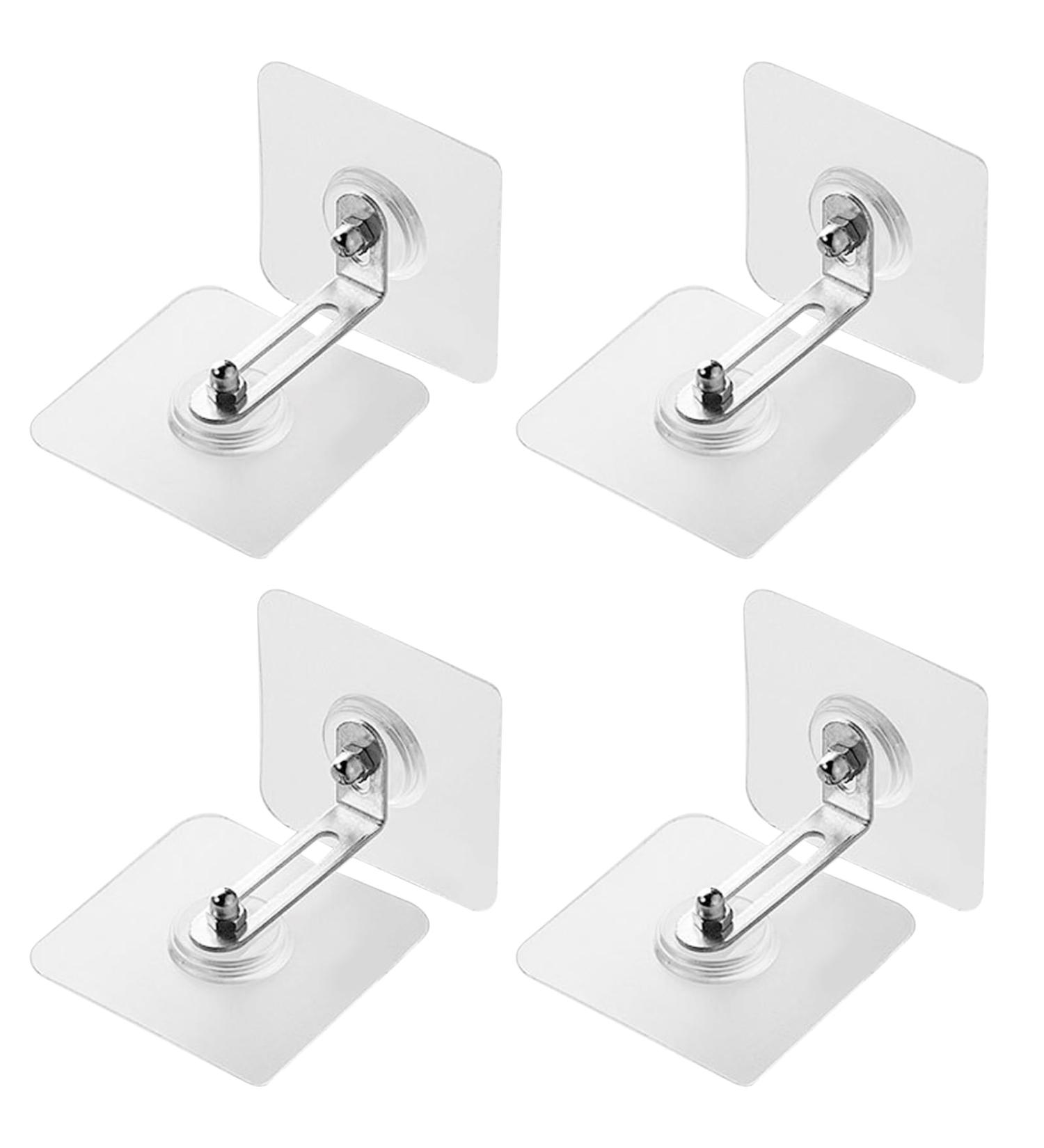 Kioiner 4 Pairs Furniture Wall Anchors Adhesive Adjustable Furniture Anchors for Securing Bookshelf Dresser Cupboard Cabinet Anti Tip Furniture Straps for Pet Baby Proofing Child Safety (Type A) - Buy Online on SooperMarket.com
