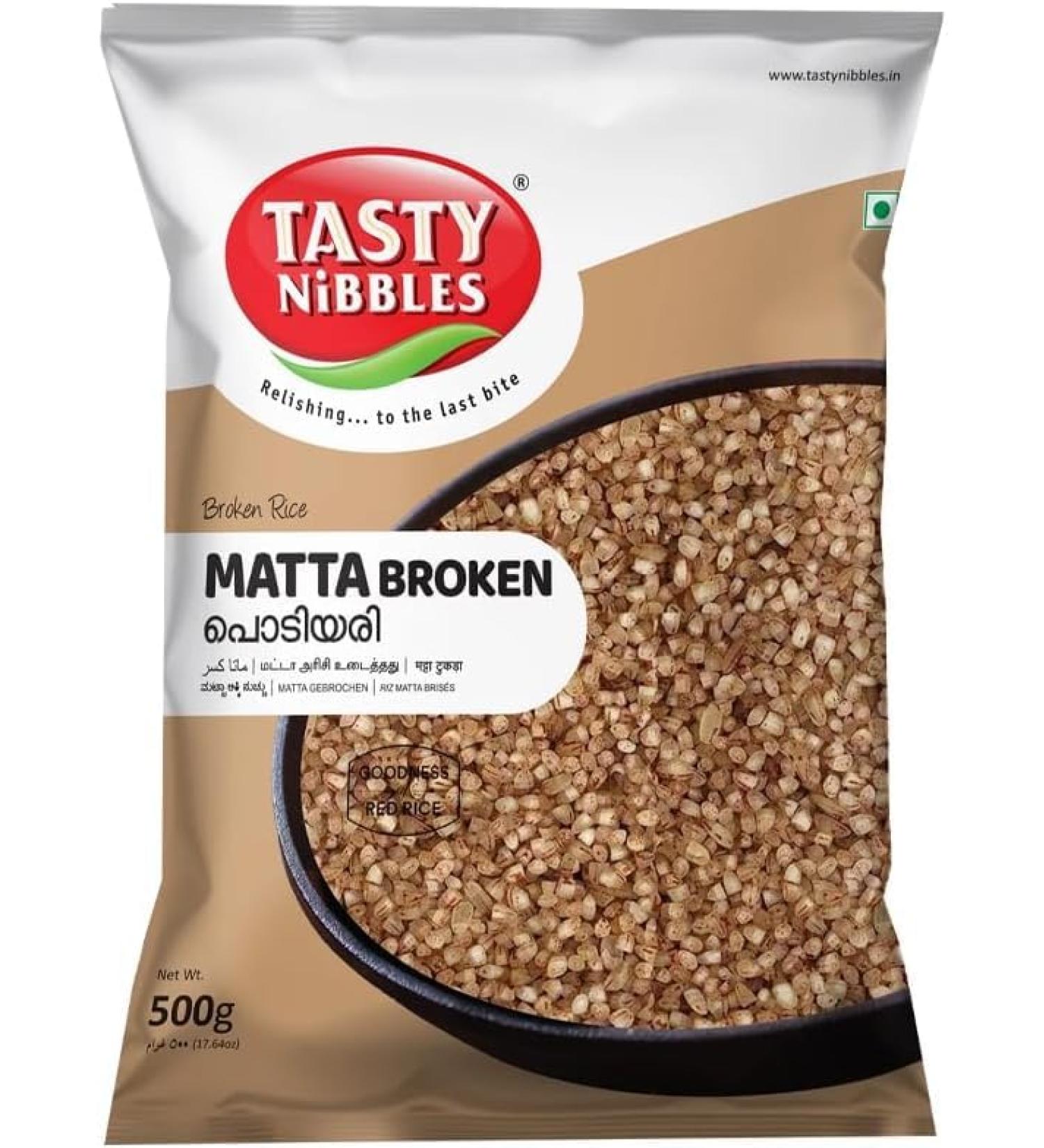 Tasty Nibbles Palakkadan Matta Broken Red Rice Healthy Nutritious Indian Origin 500G (Pack of 1) - Buy Online on SooperMarket.com