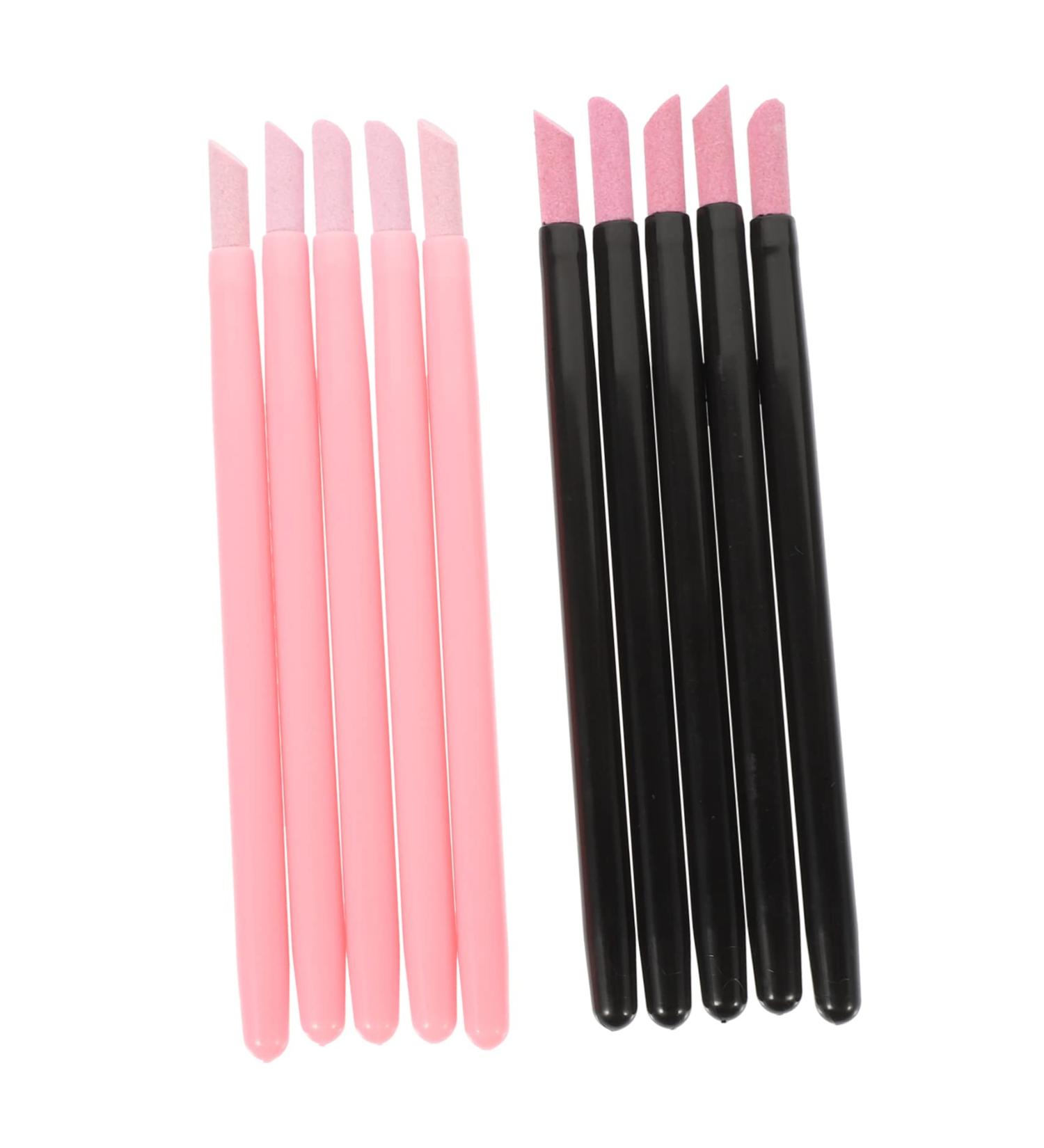 HAPINARY Cuticle Pusher 2 Sets Nail Quartz Pen Single-headed Manicure Pen Pumice Nail File Nail Polish Pen Nail Art Sculpture Pen Nail Art Pen Cuticle Cleaner Pp Exfoliating Sanding Pen - Buy Online on SooperMarket.com