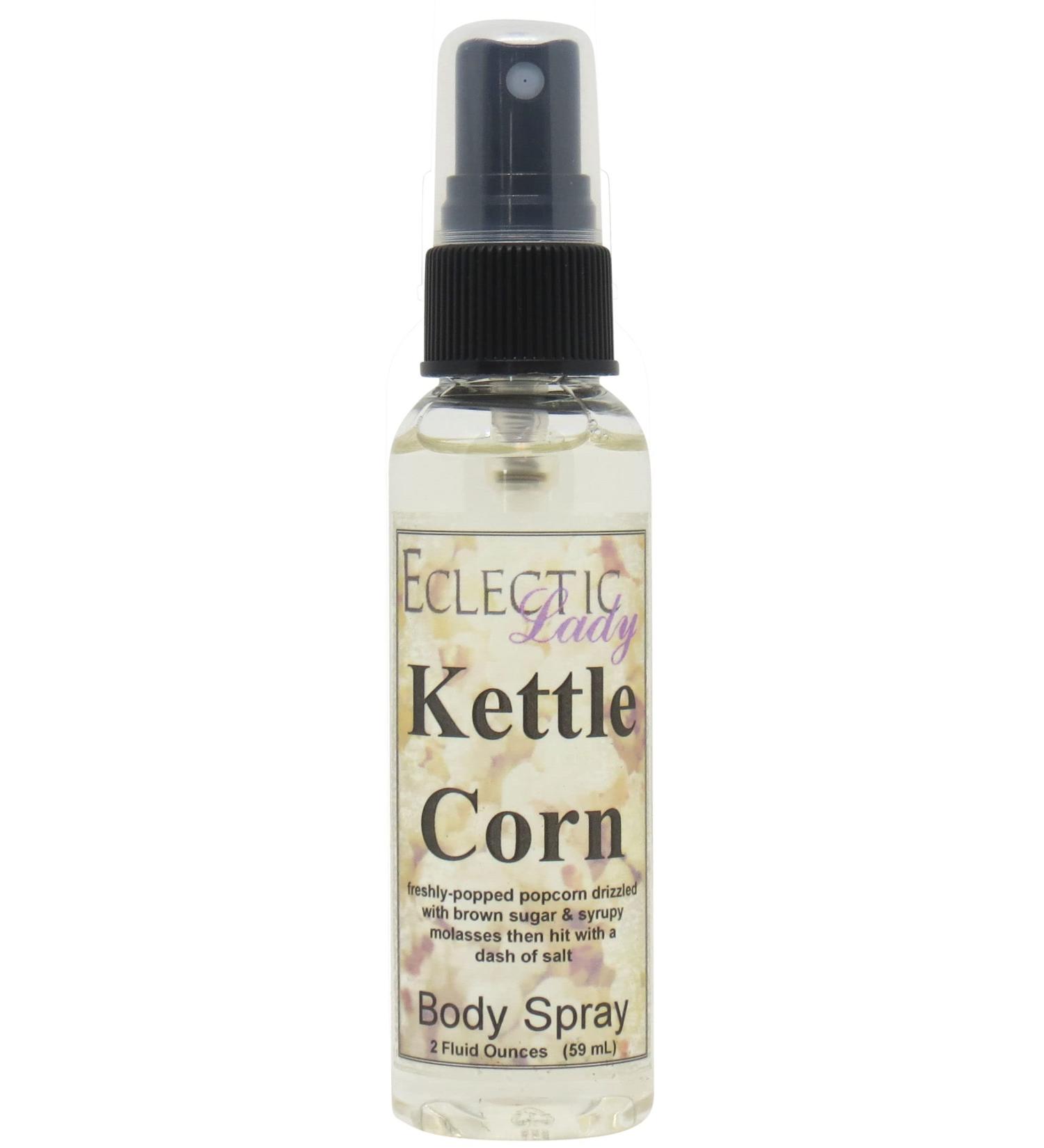 Kettle Corn Body Spray 8 ounces Body Mist for Women with Clean Light & Gentle Fragrance Long Lasting Perfume with Comforting Scent for Men & Women Cologne with Soft Subtle Aroma For Daily Use 8 Fluid Ounces - Buy Online on SooperMarket.com