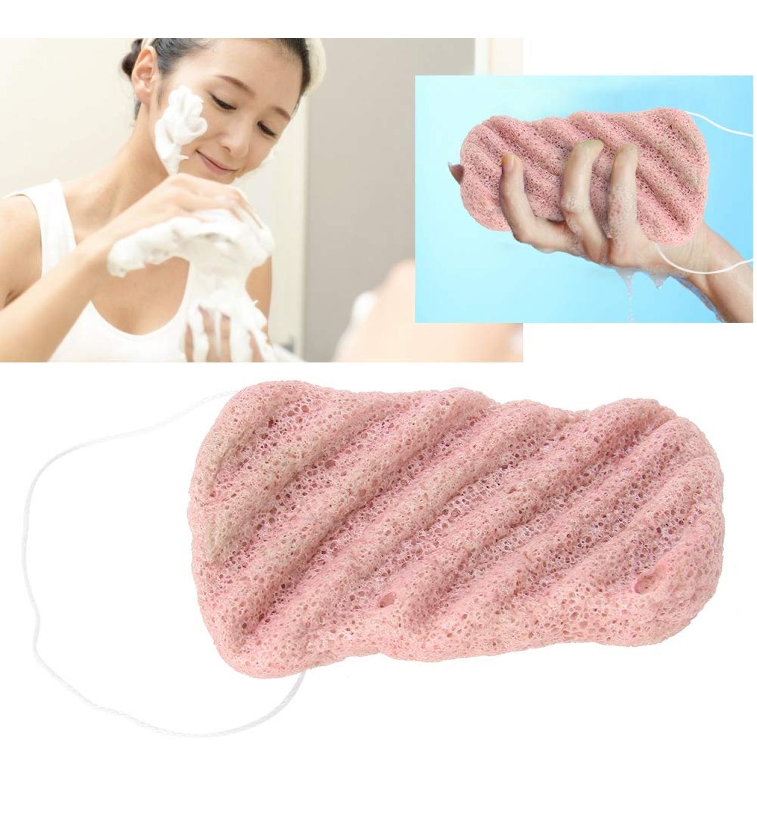 Buy Regular Konjac Sponge for Body - Large Scraper & Pore Cleaning Tool - International Shipping Available - Buy Online on SooperMarket.com
