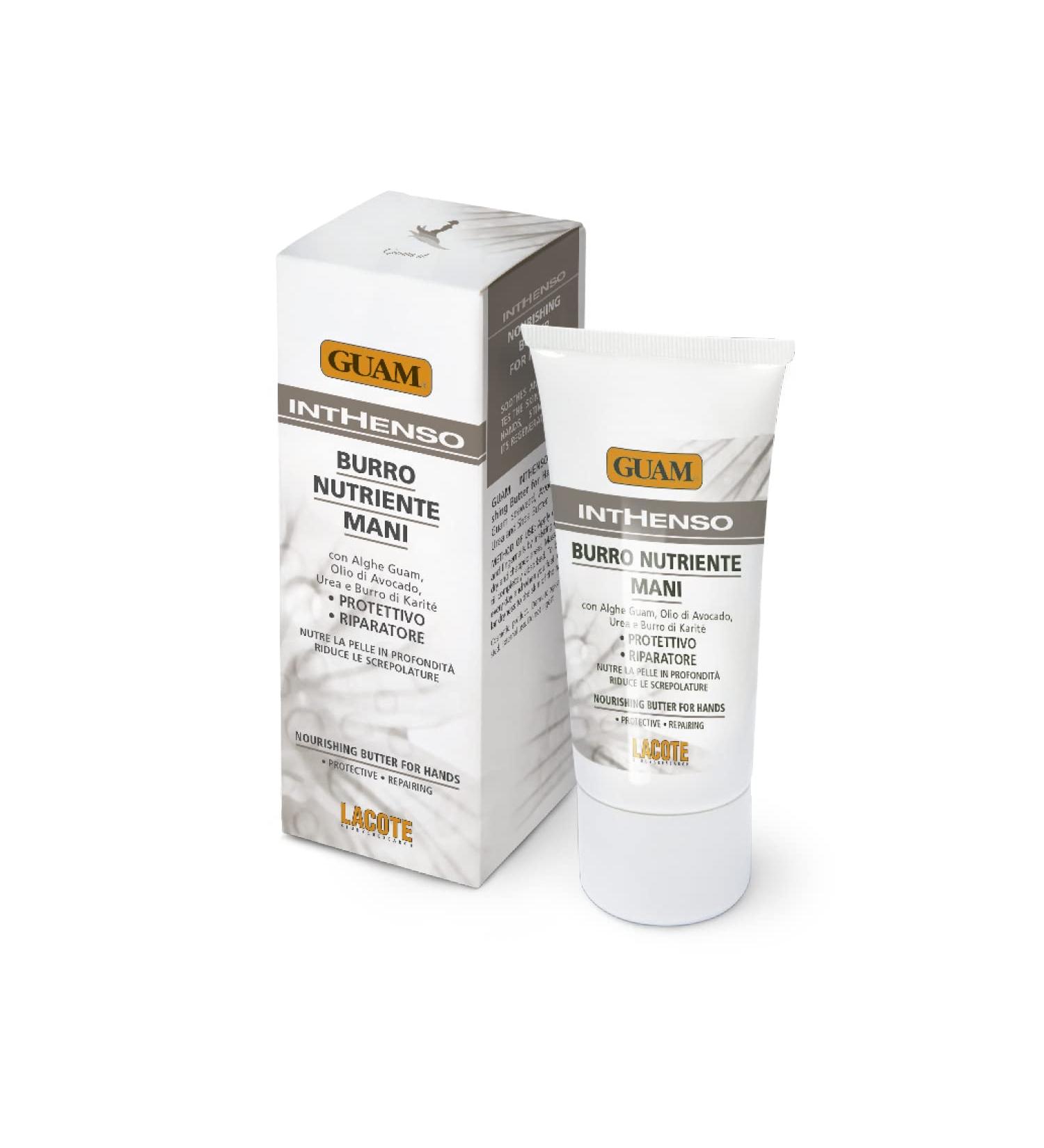 Inthenso Nourishing Hand Cream - Guam Algae Avocado Oil & Shea Butter | Moisturizing & Protective | Made in Italy - 50ml - Buy Online on SooperMarket.com