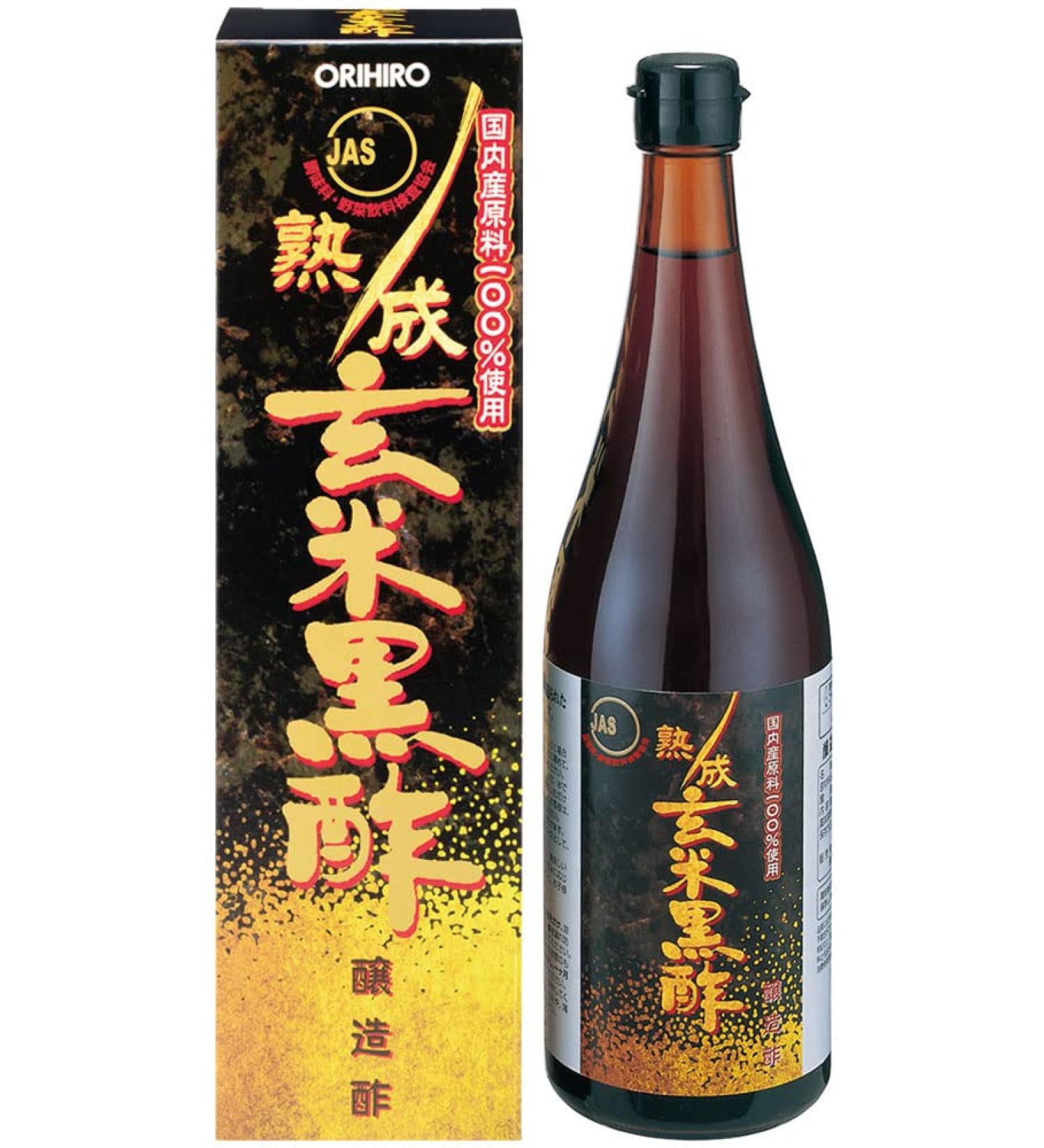 Orihiro Jukusei Japanese Brown Rice Aged Black Vinegar 720ml
