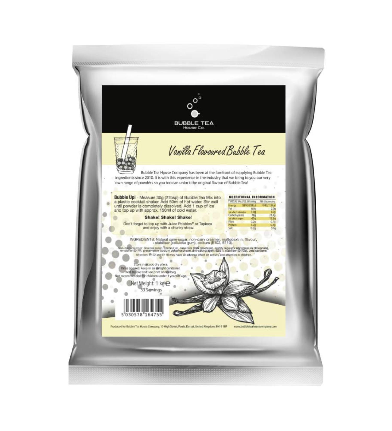 Vanilla Bubble Tea Powder 1kg - DIY Bubble Tea at Home | Bubble Tea House Co - Buy Online on SooperMarket.com