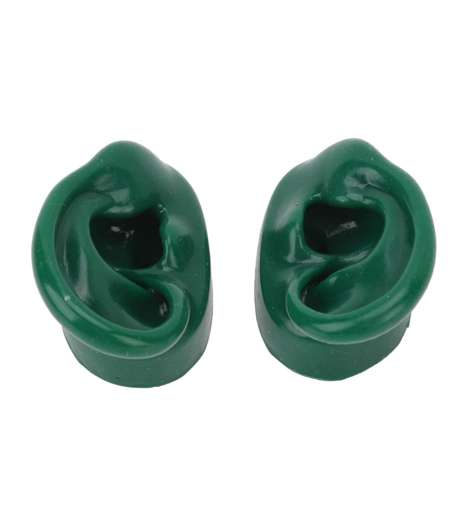 Kadimendium Simulated Ear Model Pair - Water Resistant & Durable for Acupuncture Clinics (Green) - Buy Online on SooperMarket.com