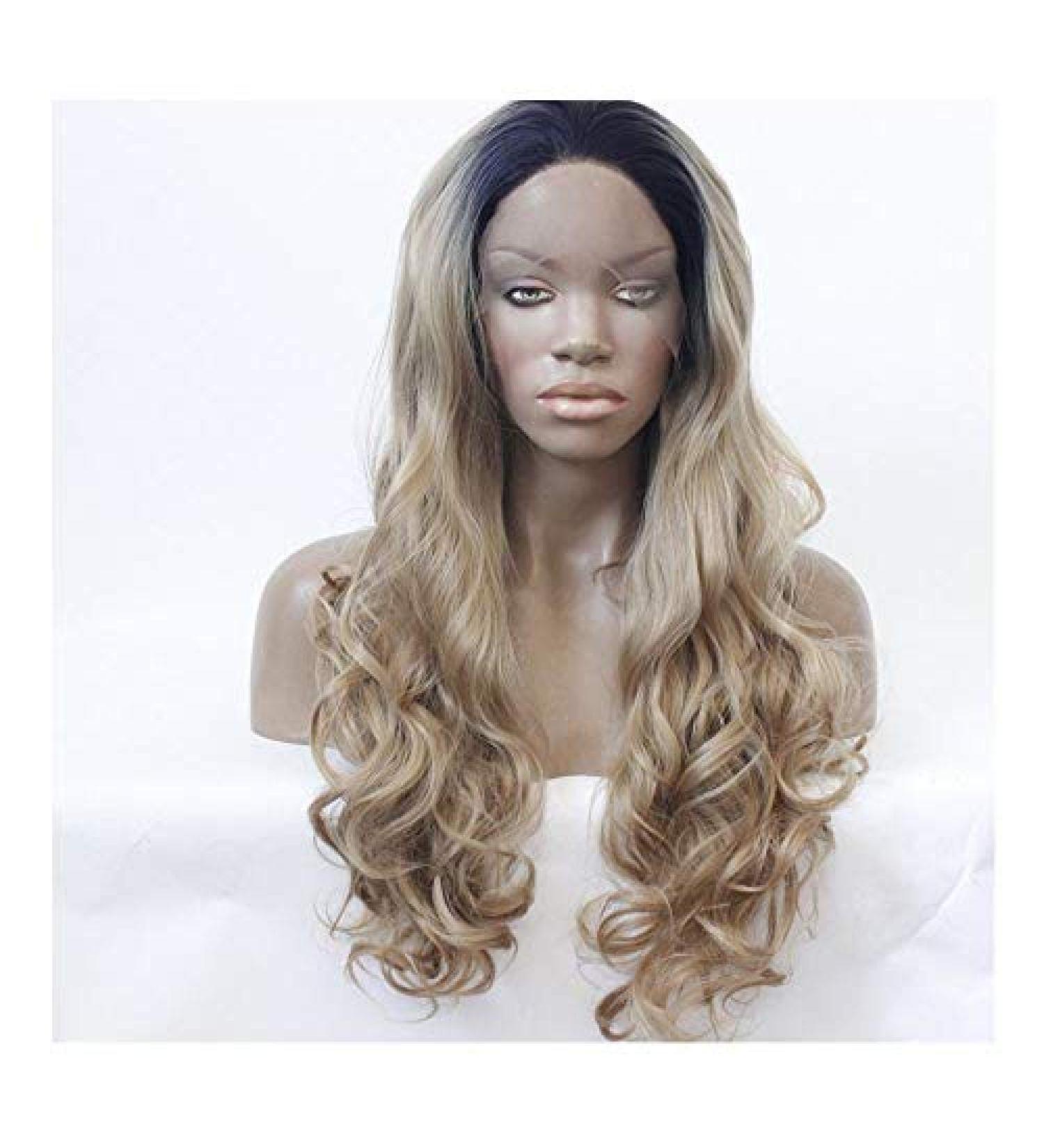BGHJUE Synthetic Wig for Women - 150% Density Long Lace Front with Deep Side Parting | Perfect for Daily Makeup & Wedding Party Looks - Buy Online on SooperMarket.com