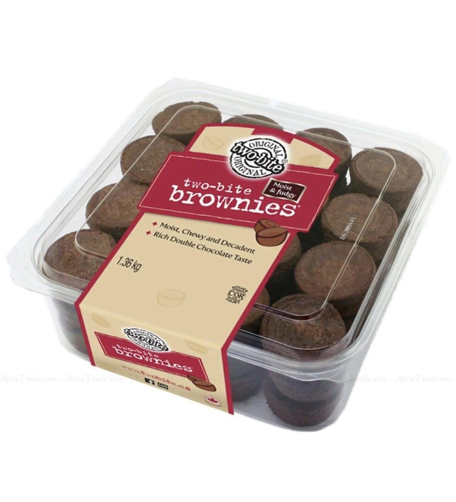 Two Bite Brownies Rich Moist Chewy Decadent Sweet Chocolate Cakes Pack of 1.36kg - Buy Online on SooperMarket.com