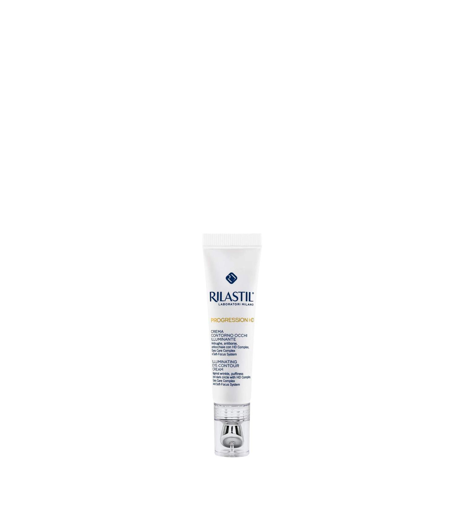 Rilastil Progression HD Illuminating Eye Contour Cream - 30ml | Brightening Formula - Buy Online on SooperMarket.com