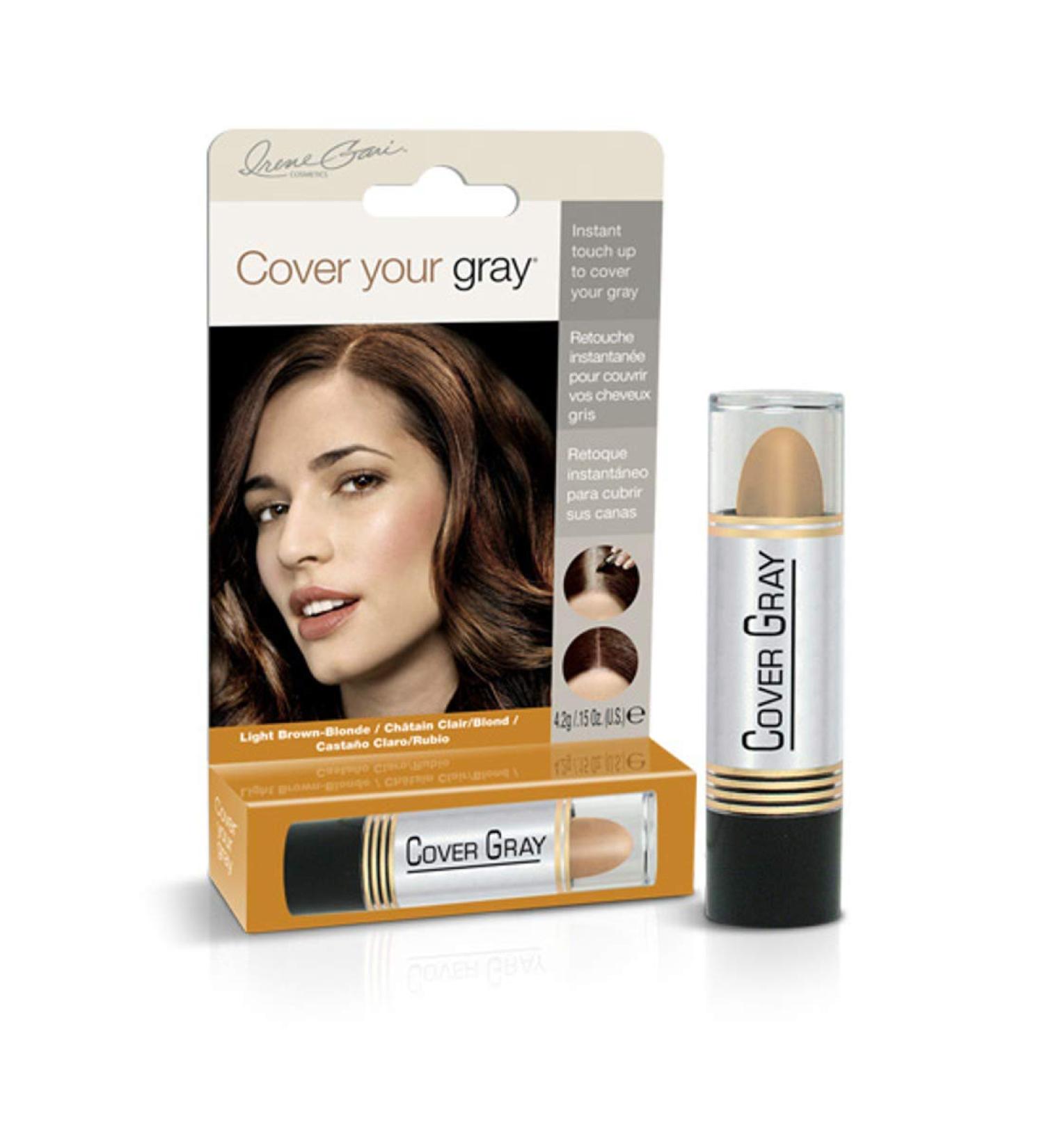 Cover Your Gray Hair Color Touch-Up Stick - Light Brown/Blonde | Instant Gray Coverage for All Hair Types - Buy Online on SooperMarket.com