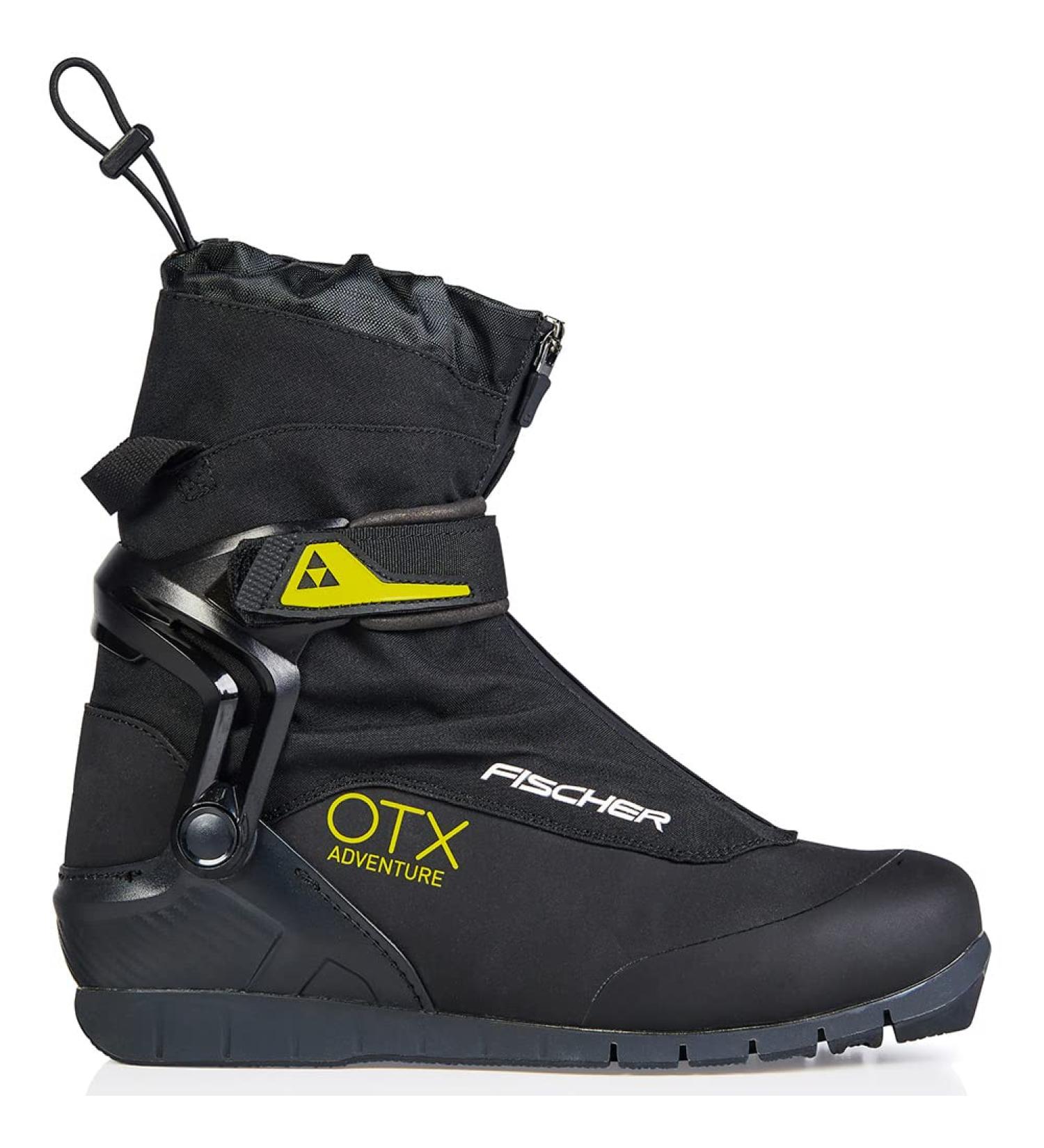 FISCHER Unisex Skiing Snow Boots - Black, Size 44 | Hinged Cuffs, Secure Fit, Warm OTX Adventure Boots - Buy Online on SooperMarket.com