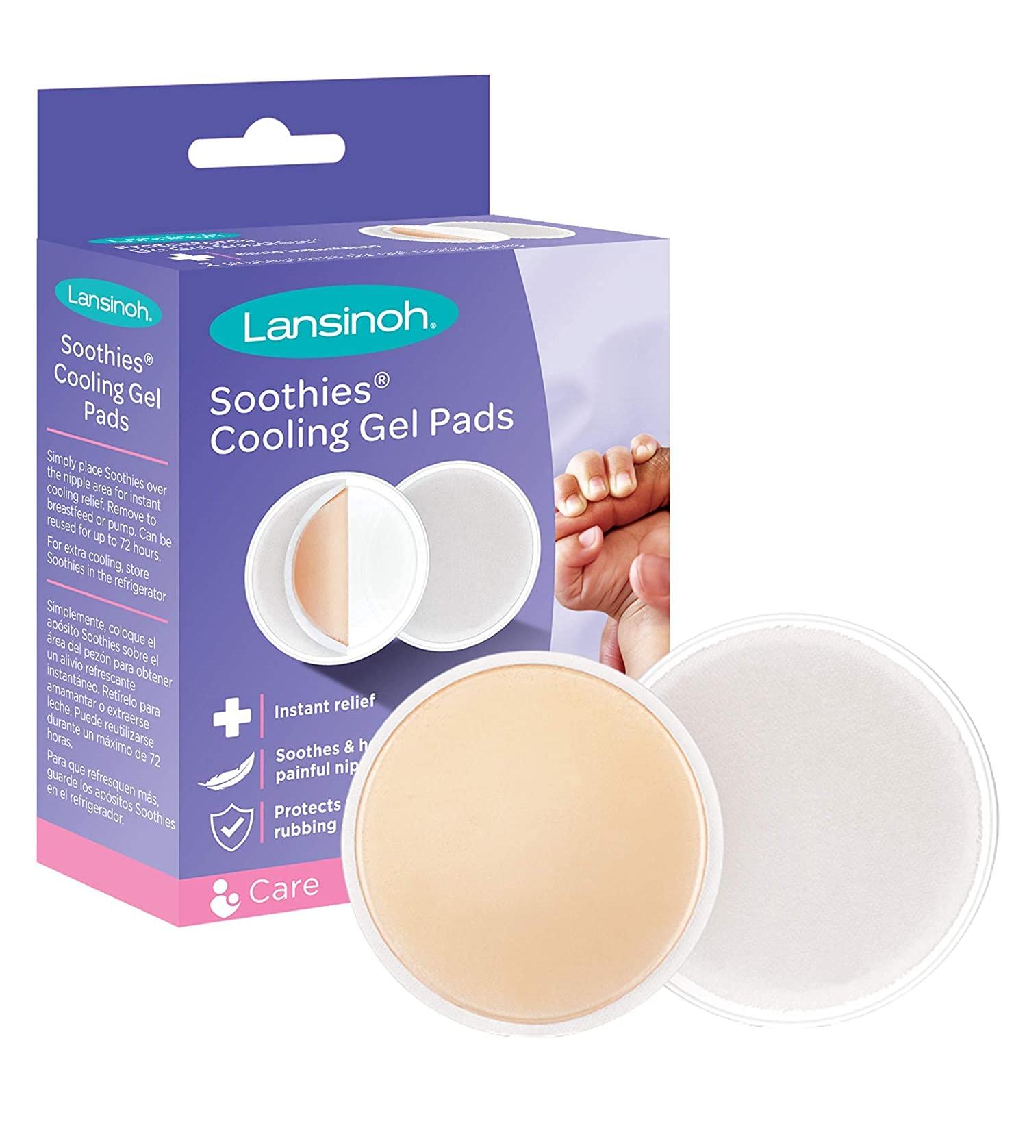 Lansinoh Soothies Gel Pads - 1 Pair | Best Relief for Nipple Discomfort & International Shipping Available - Buy Online on SooperMarket.com