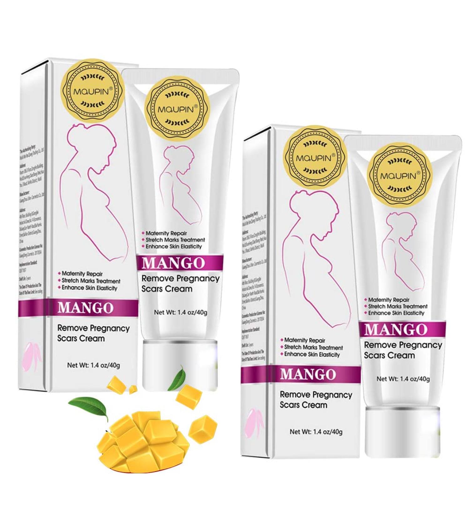 RtopR Mango Stretch Marks & Scar Cream - Pregnancy Safe Moisturizer - 80g (Pack of 2) - Buy Online on SooperMarket.com