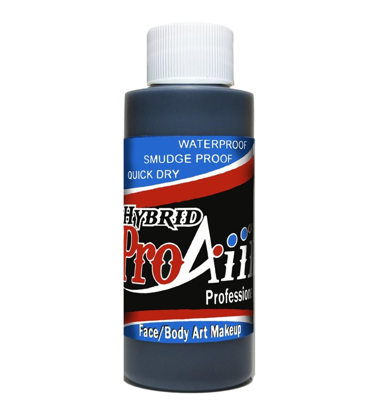 ProAiir Face and Body Painting Makeup - 2oz (60ml) Black