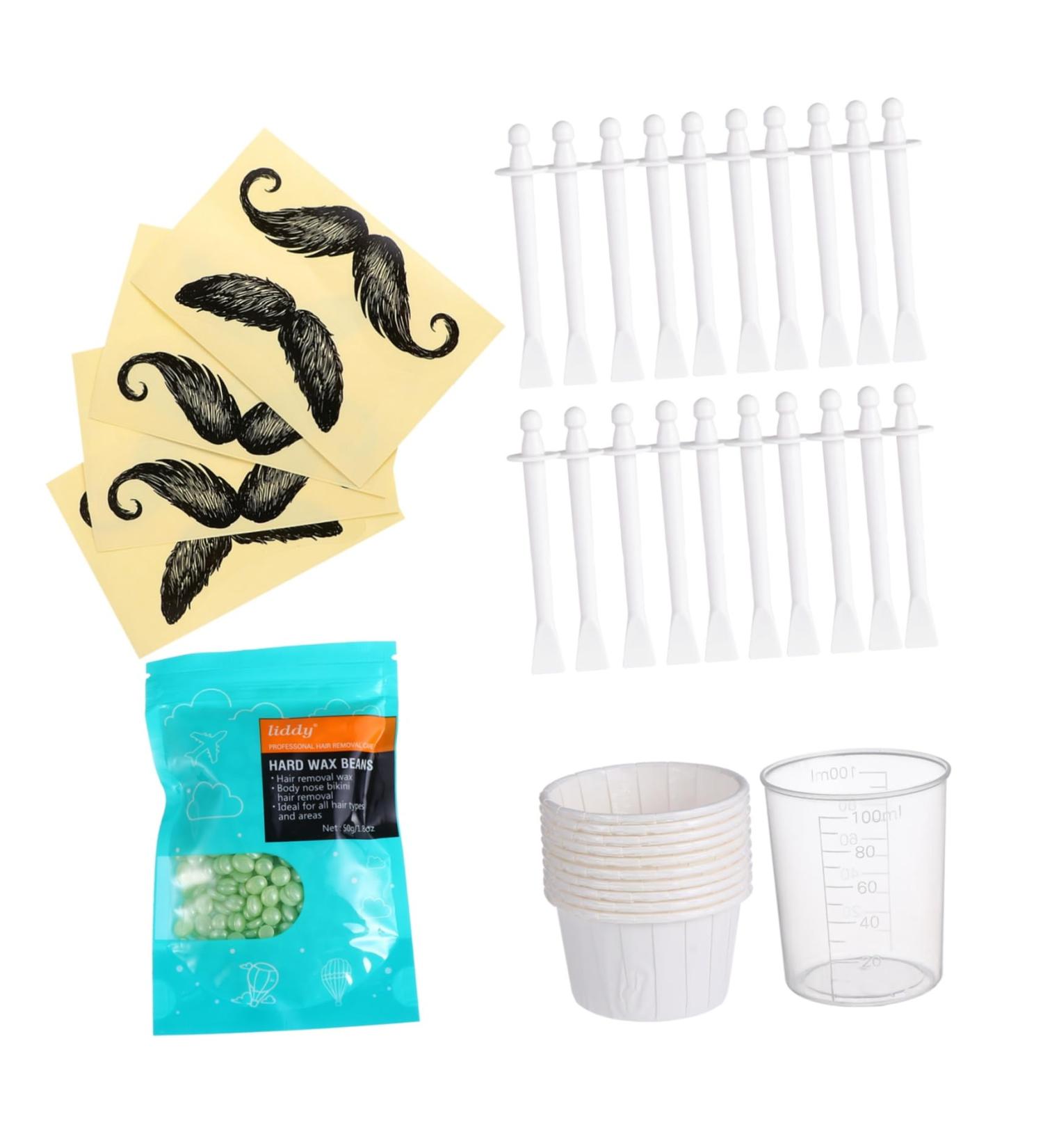 Frcolor Nose Hair Removal Set Wax Sticks Strips & Trimmer for Smooth Results | Ideal for Eyebrow & Nose Waxing - Buy Online on SooperMarket.com